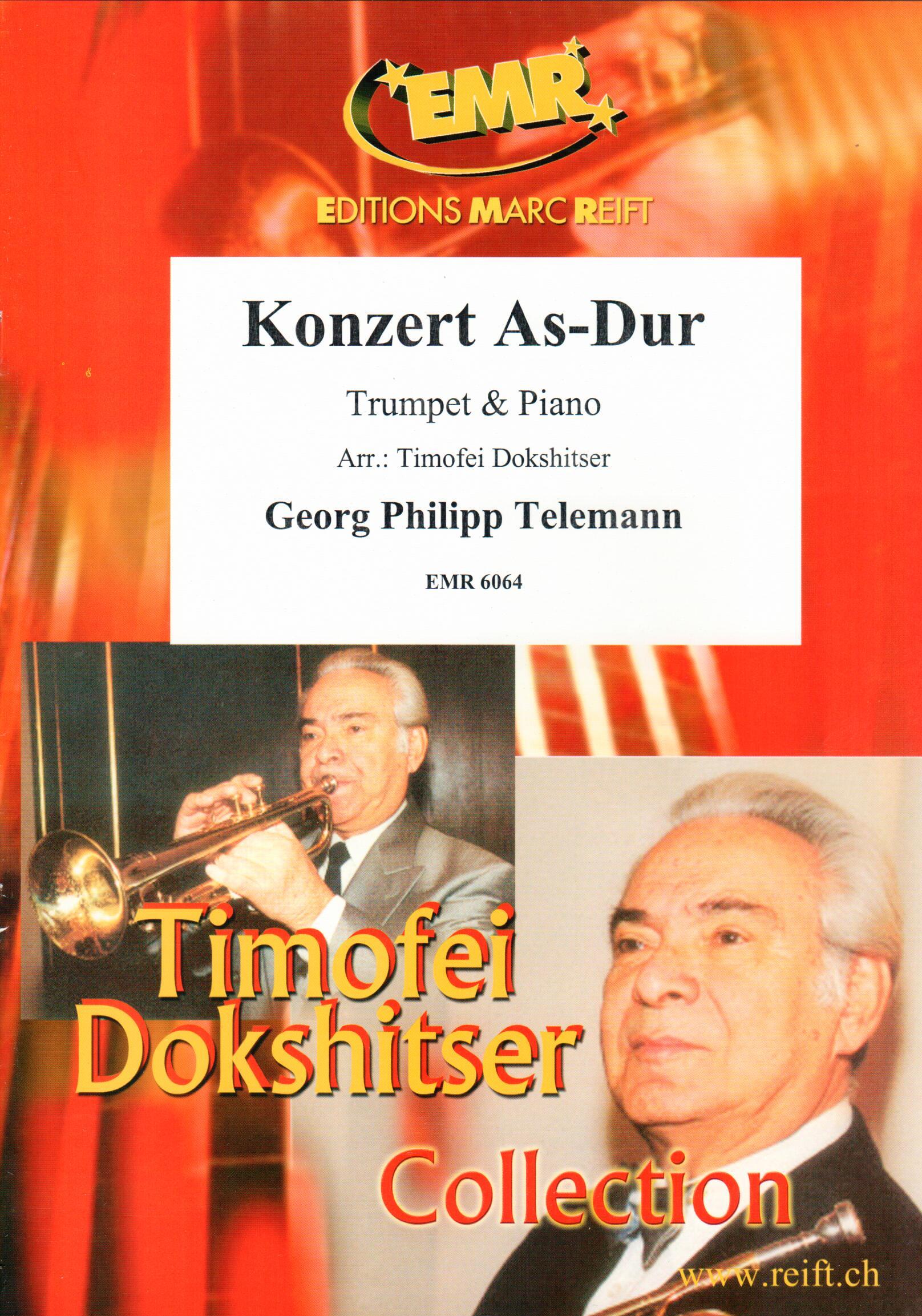 KONZERT AS-DUR, SOLOS - B♭. Cornet/Trumpet with Piano