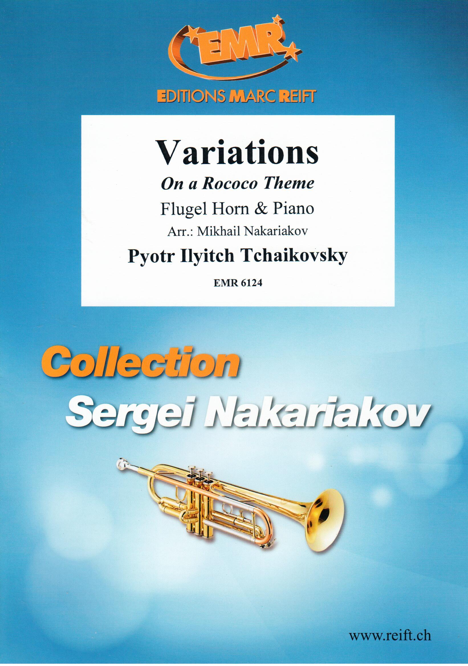 VARIATIONS ON A ROCOCO THEME, SOLOS - B♭. Cornet/Trumpet with Piano