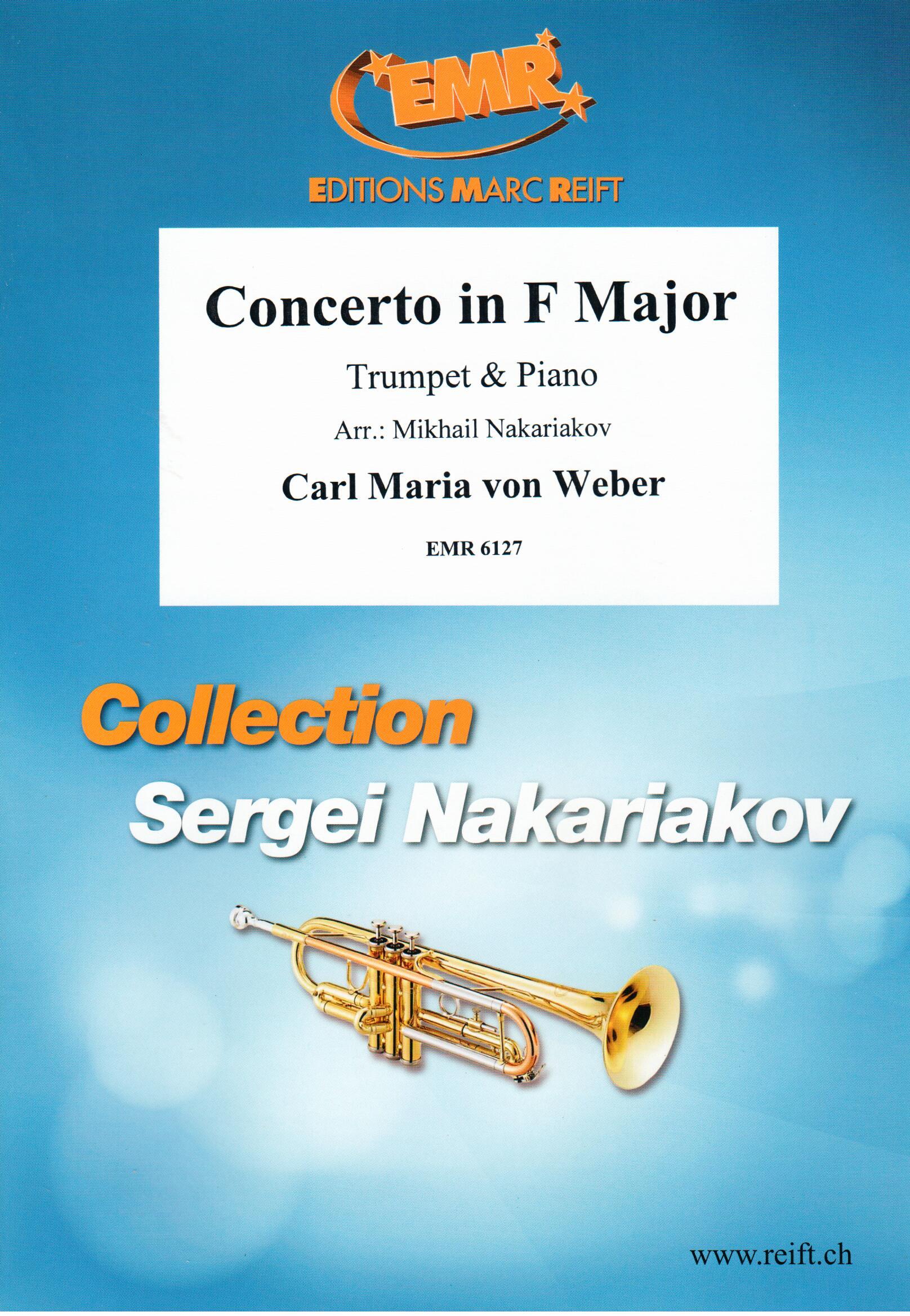 CONCERTO IN F MAJOR, SOLOS - B♭. Cornet/Trumpet with Piano