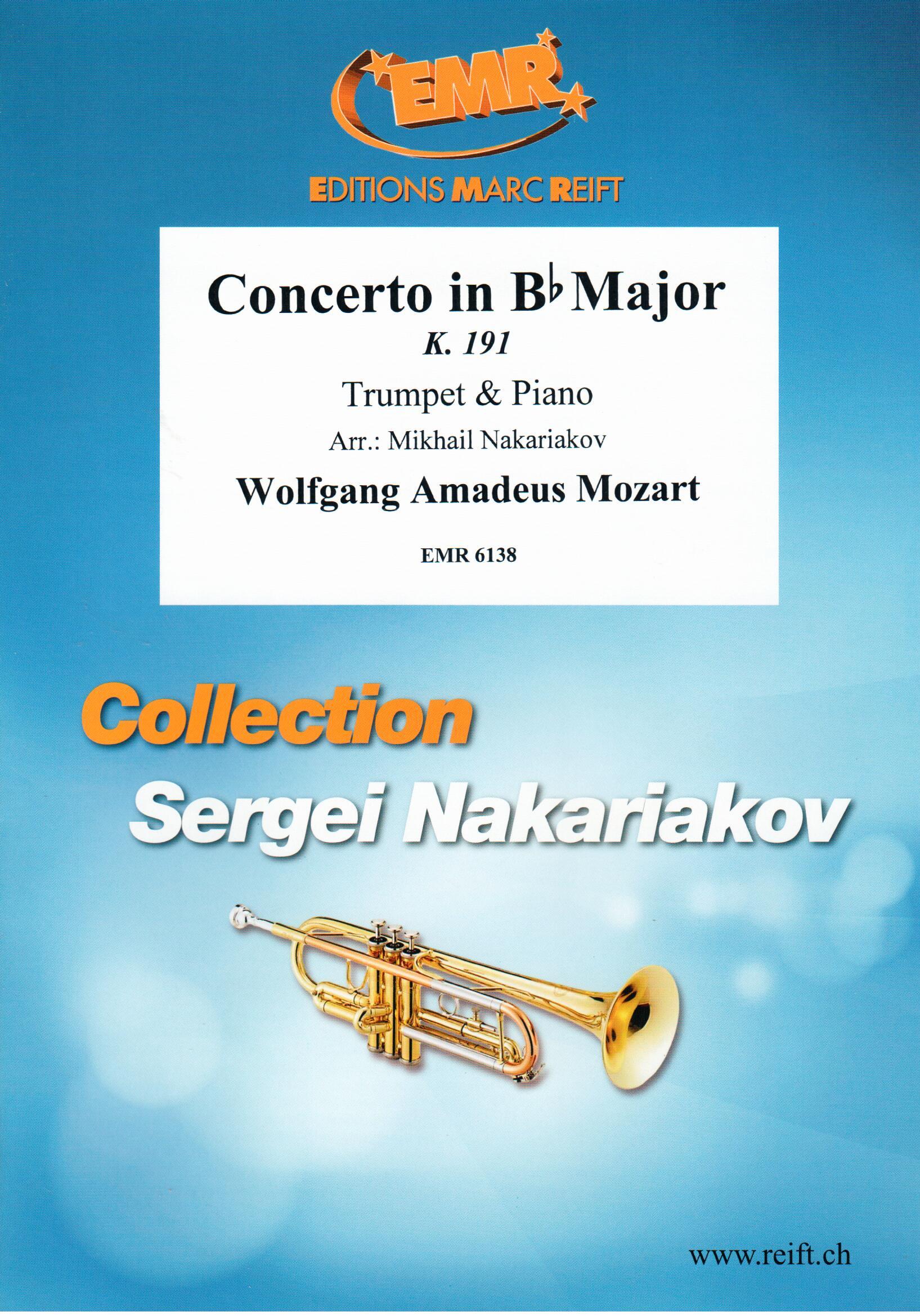 CONCERTO, SOLOS - B♭. Cornet/Trumpet with Piano