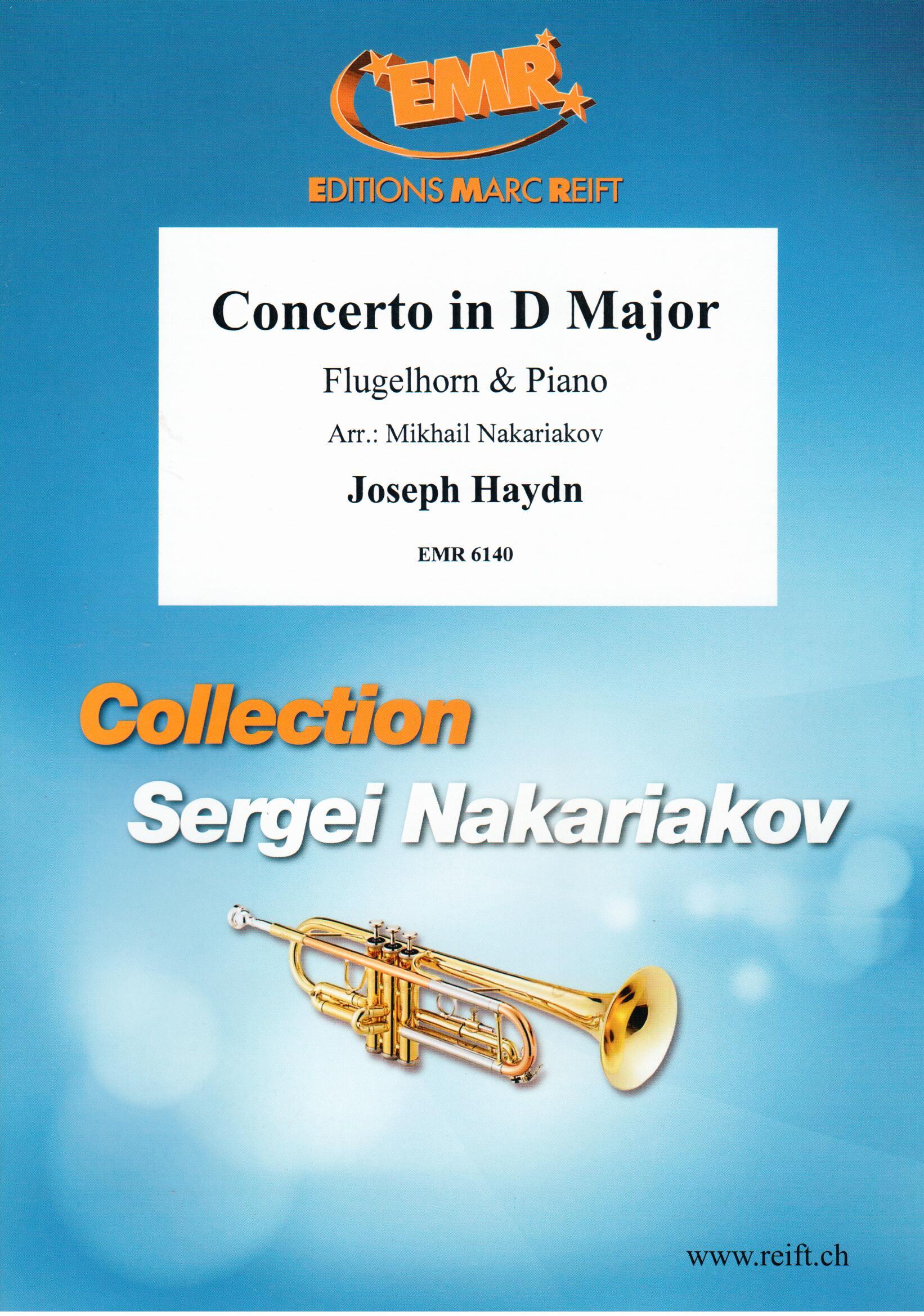 CONCERTO IN D MAJOR, SOLOS - B♭. Cornet/Trumpet with Piano