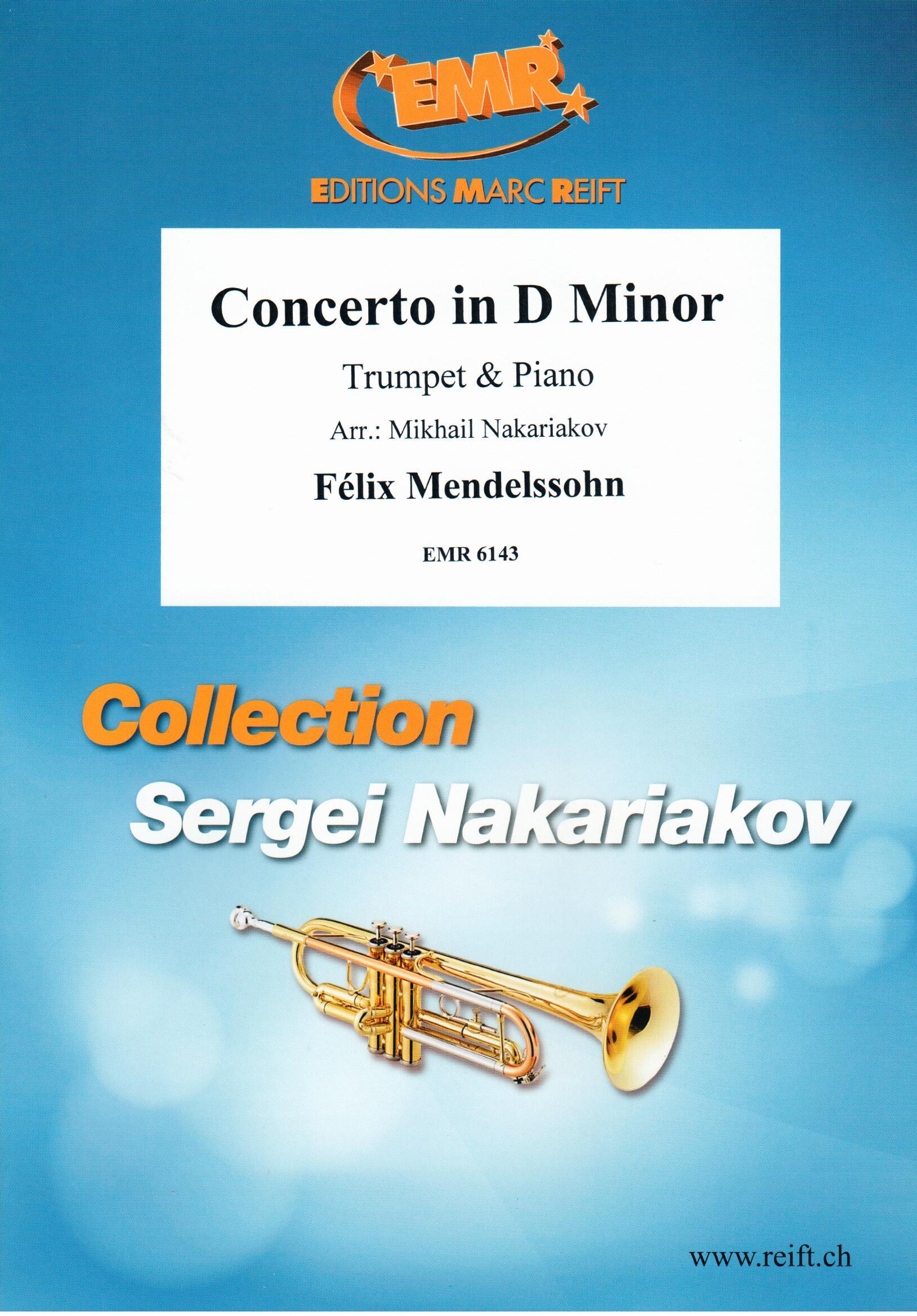 CONCERTO IN D MINOR, SOLOS - B♭. Cornet/Trumpet with Piano