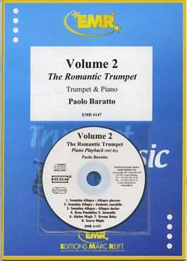 THE ROMANTIC TRUMPET, SOLOS - B♭. Cornet/Trumpet with Piano