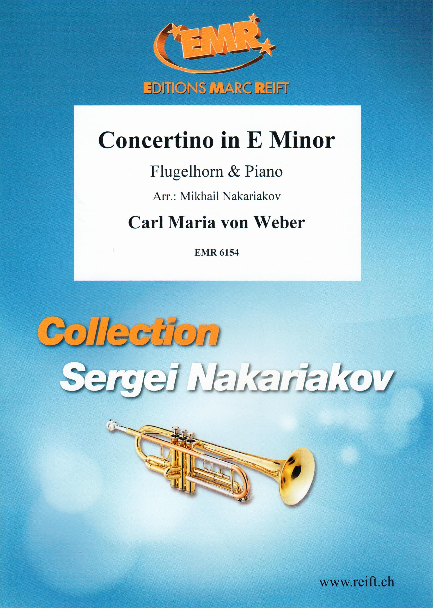 CONCERTINO IN E MINOR, SOLOS - B♭. Cornet/Trumpet with Piano