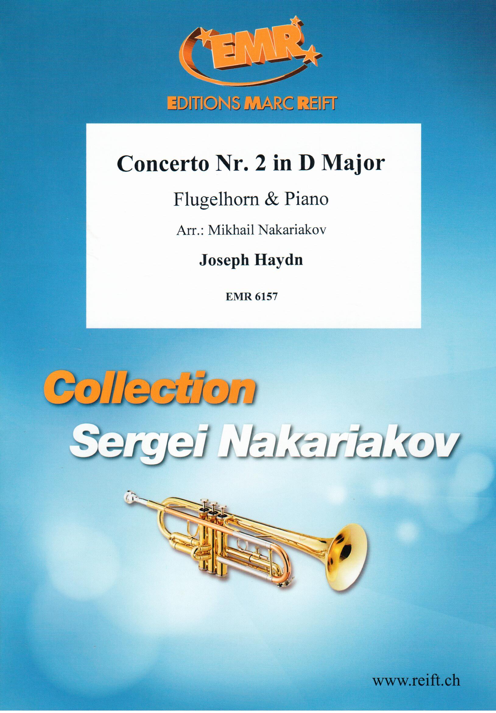 CONCERTO NR. 2 IN D MAJOR, SOLOS - B♭. Cornet/Trumpet with Piano