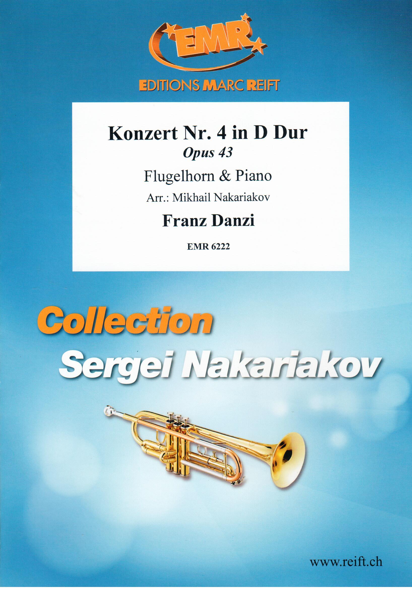 KONZERT NR. 4 IN D DUR, SOLOS - B♭. Cornet/Trumpet with Piano