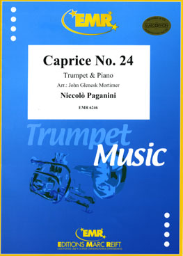 CAPRICE N° 24, SOLOS - B♭. Cornet/Trumpet with Piano