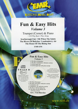 FUN & EASY HITS VOLUME 3, SOLOS - B♭. Cornet/Trumpet with Piano