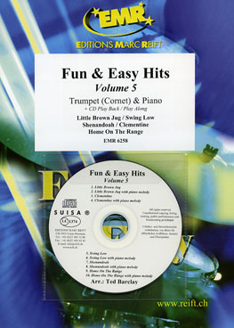 FUN & EASY HITS VOLUME 5, SOLOS - B♭. Cornet/Trumpet with Piano