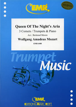 QUEEN OF THE NIGHT'S ARIA, SOLOS - B♭. Cornet/Trumpet with Piano