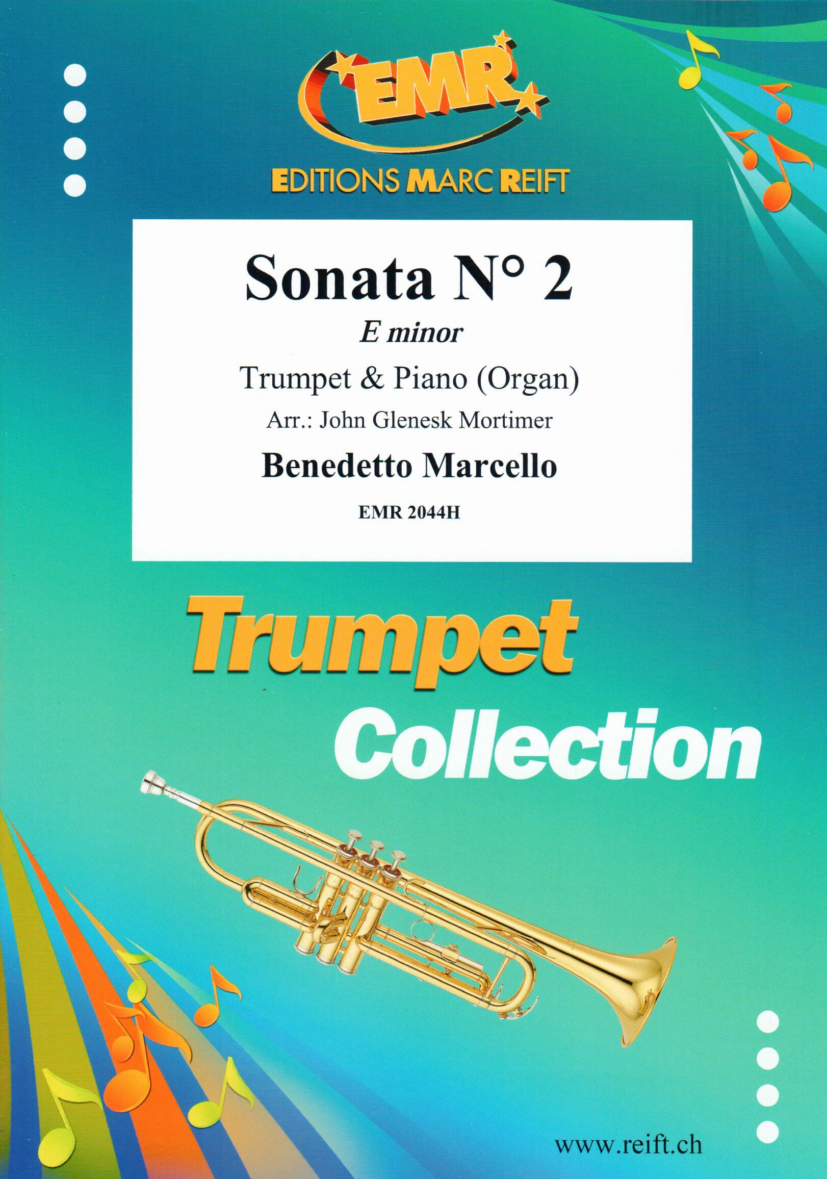 SONATA N° 2 IN E MINOR, SOLOS - B♭. Cornet/Trumpet with Piano