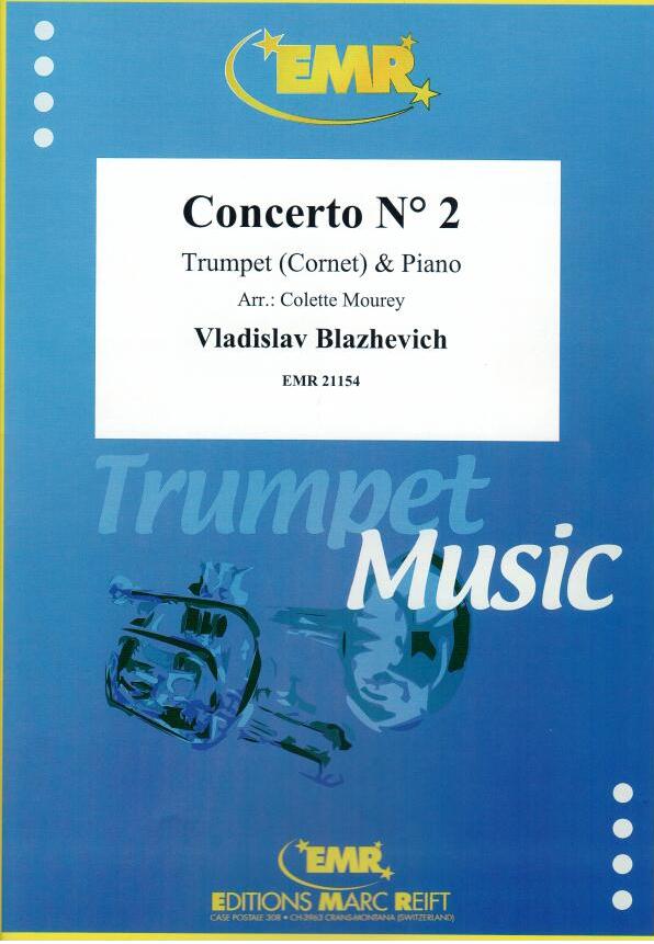 CONCERTO N° 2, SOLOS - B♭. Cornet/Trumpet with Piano