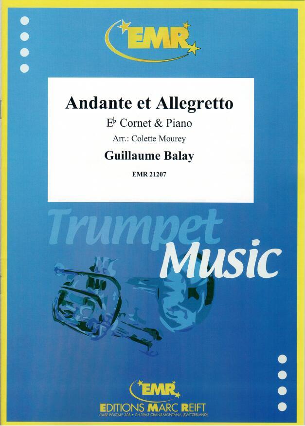 ANDANTE ET ALLEGRETTO, SOLOS - B♭. Cornet/Trumpet with Piano