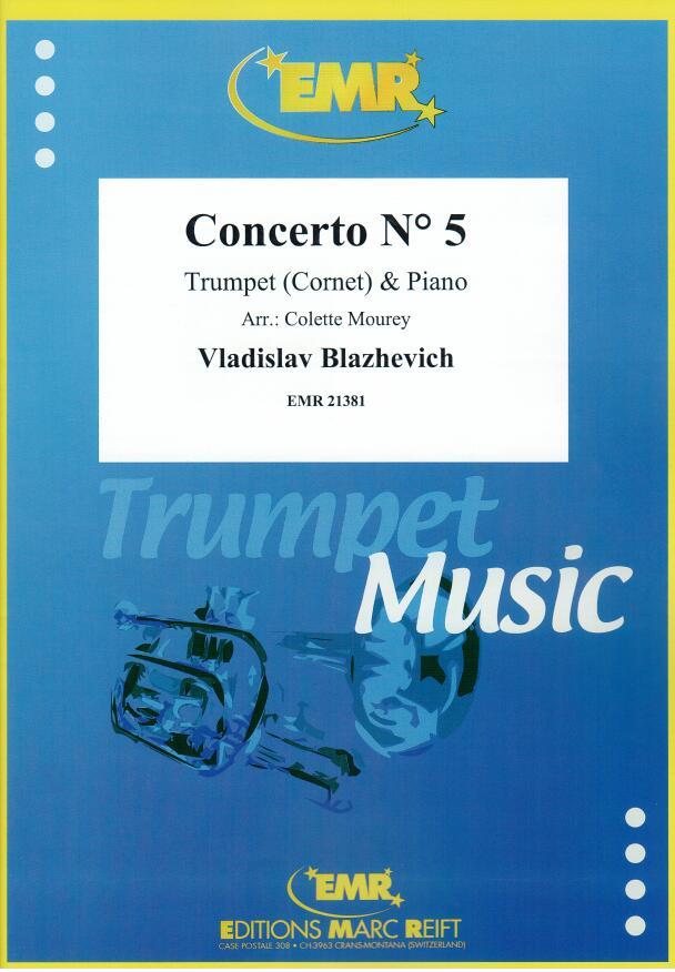 CONCERTO N° 5, SOLOS - B♭. Cornet/Trumpet with Piano