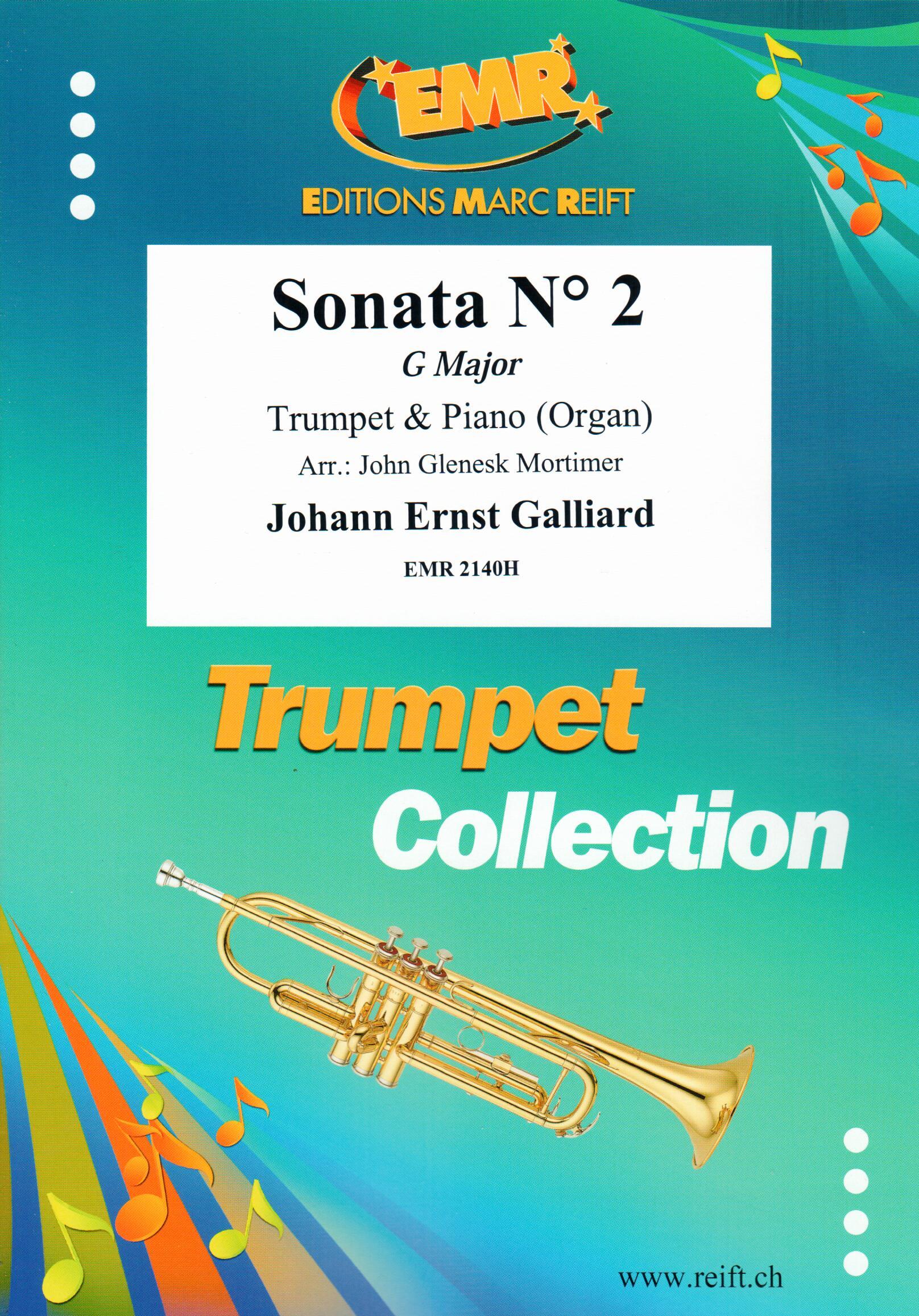 SONATA N° 2 IN G MAJOR, SOLOS - B♭. Cornet/Trumpet with Piano
