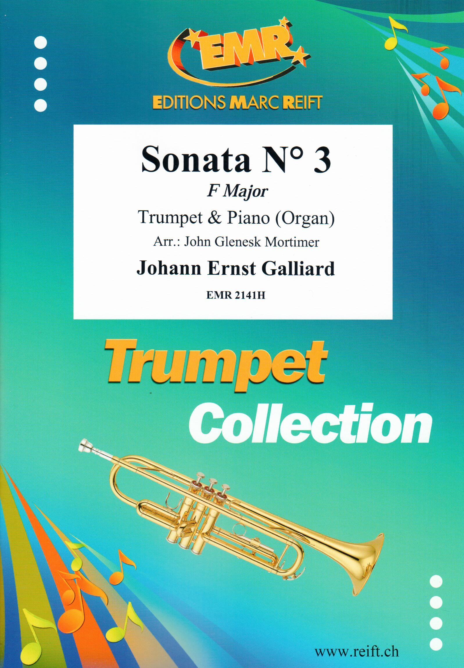 SONATA N° 3 IN F MAJOR, SOLOS - B♭. Cornet/Trumpet with Piano