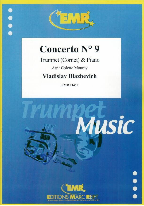 CONCERTO N° 9, SOLOS - B♭. Cornet/Trumpet with Piano