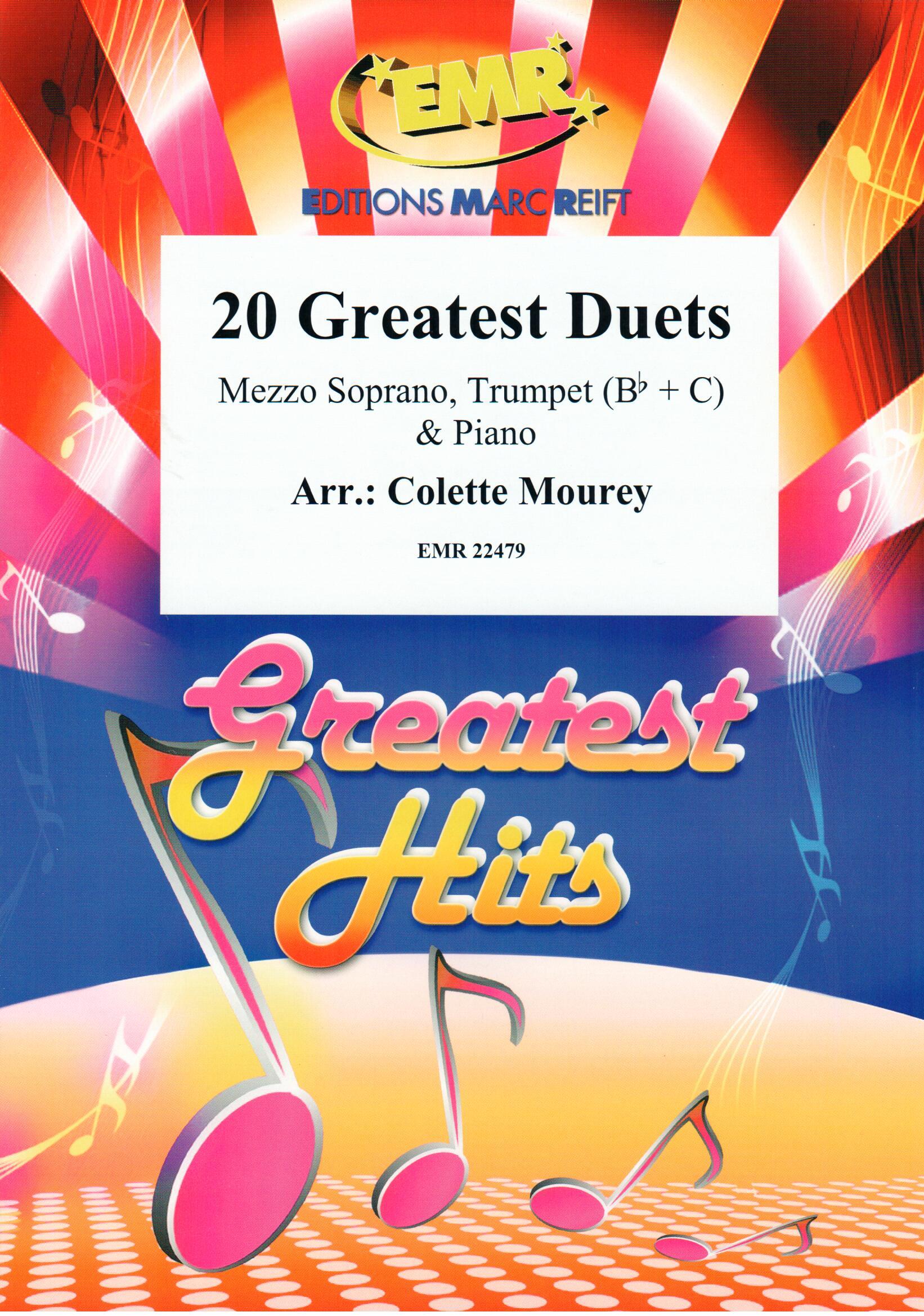 20 GREATEST DUETS, SOLOS - B♭. Cornet/Trumpet with Piano