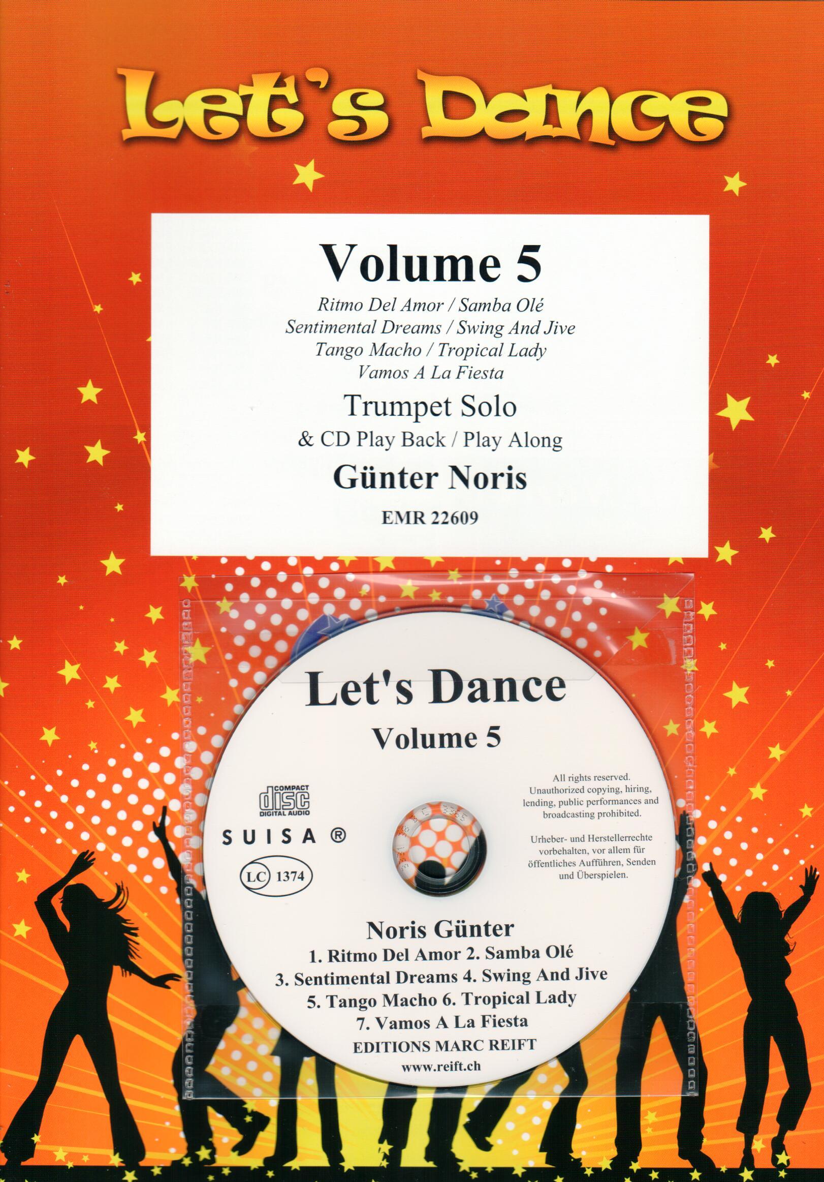 LET'S DANCE VOLUME 5, SOLOS - B♭. Cornet/Trumpet with Piano