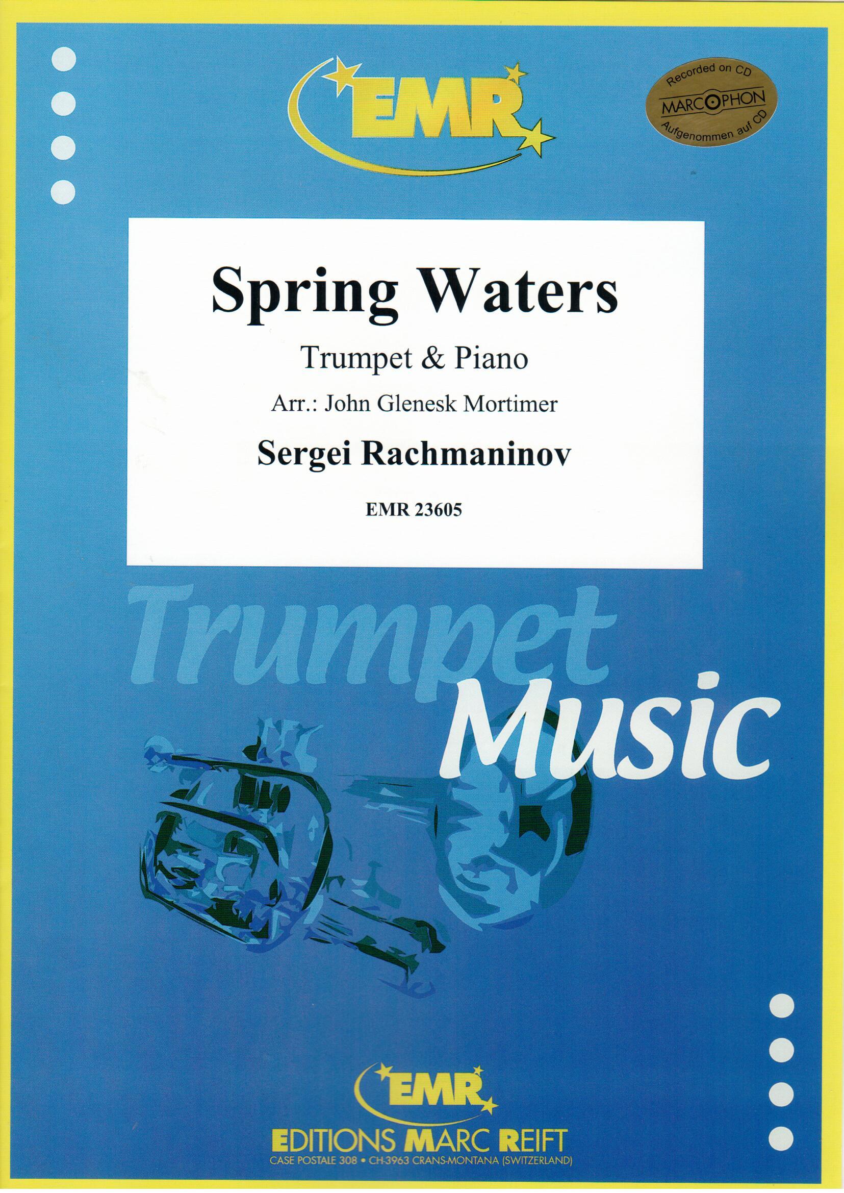 SPRING WATERS, SOLOS - B♭. Cornet/Trumpet with Piano
