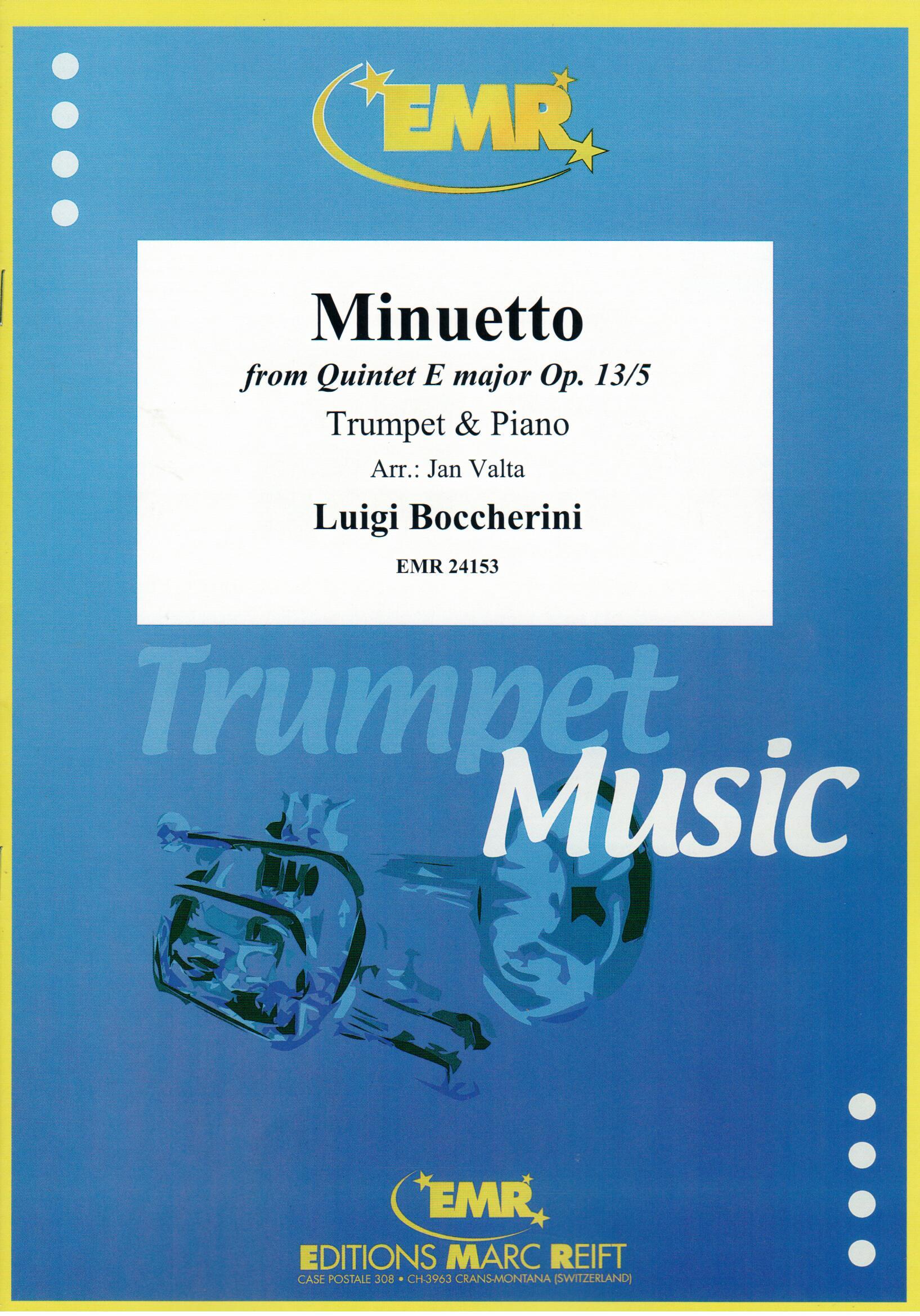 MINUETTO, SOLOS - B♭. Cornet/Trumpet with Piano