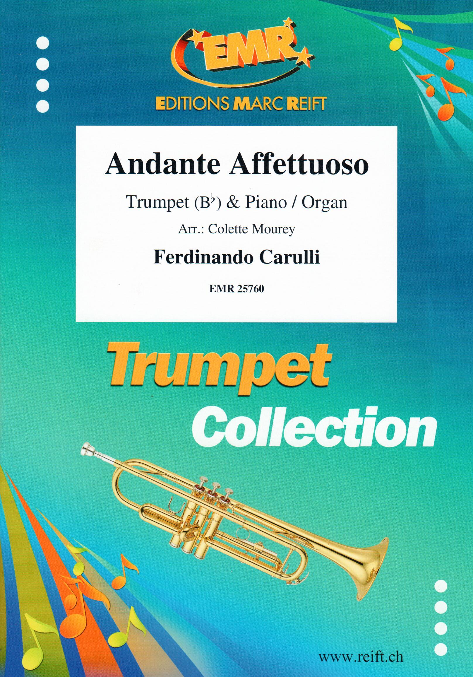 ANDANTE AFFETTUOSO, SOLOS - B♭. Cornet/Trumpet with Piano