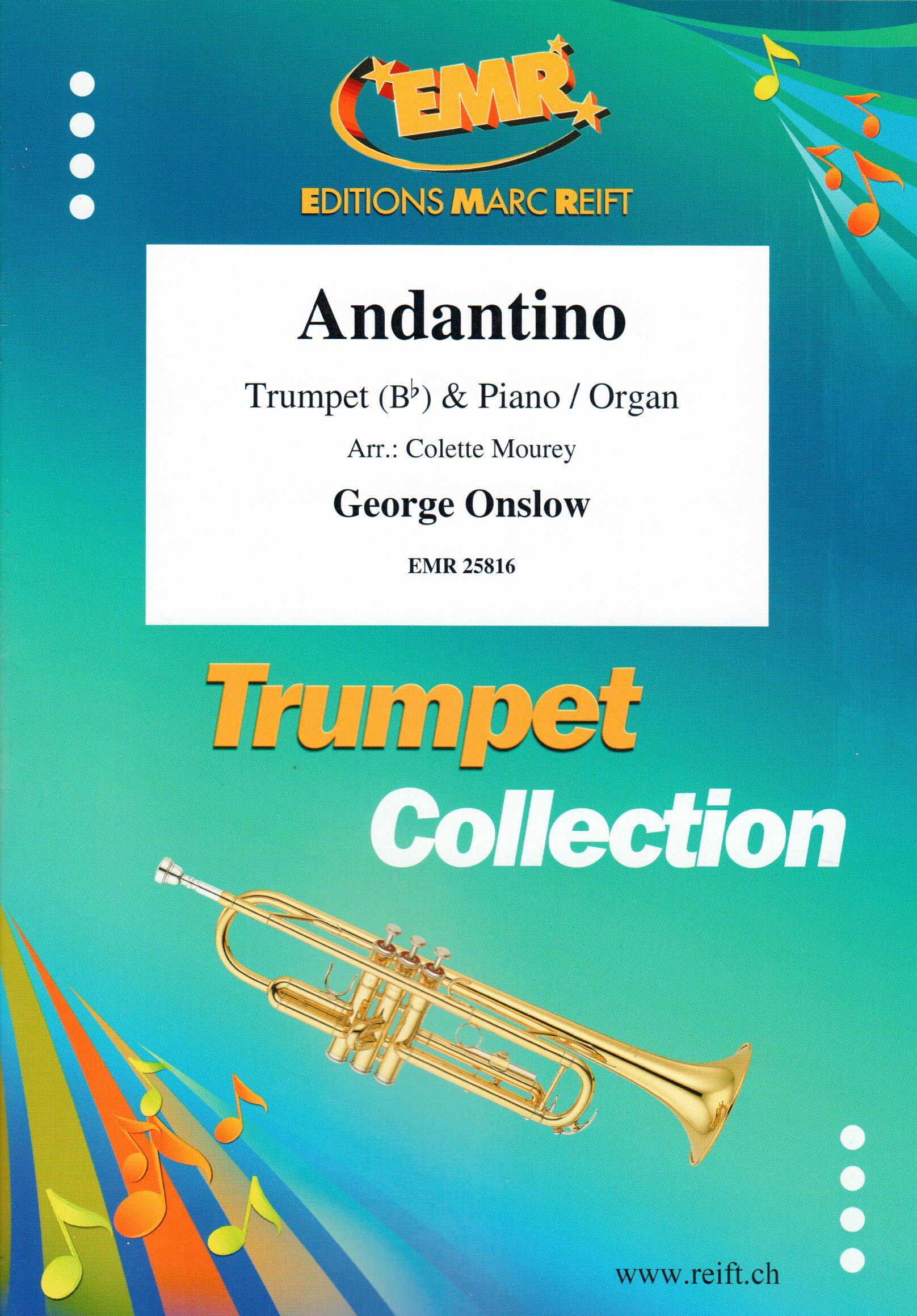 ANDANTINO, SOLOS - B♭. Cornet/Trumpet with Piano