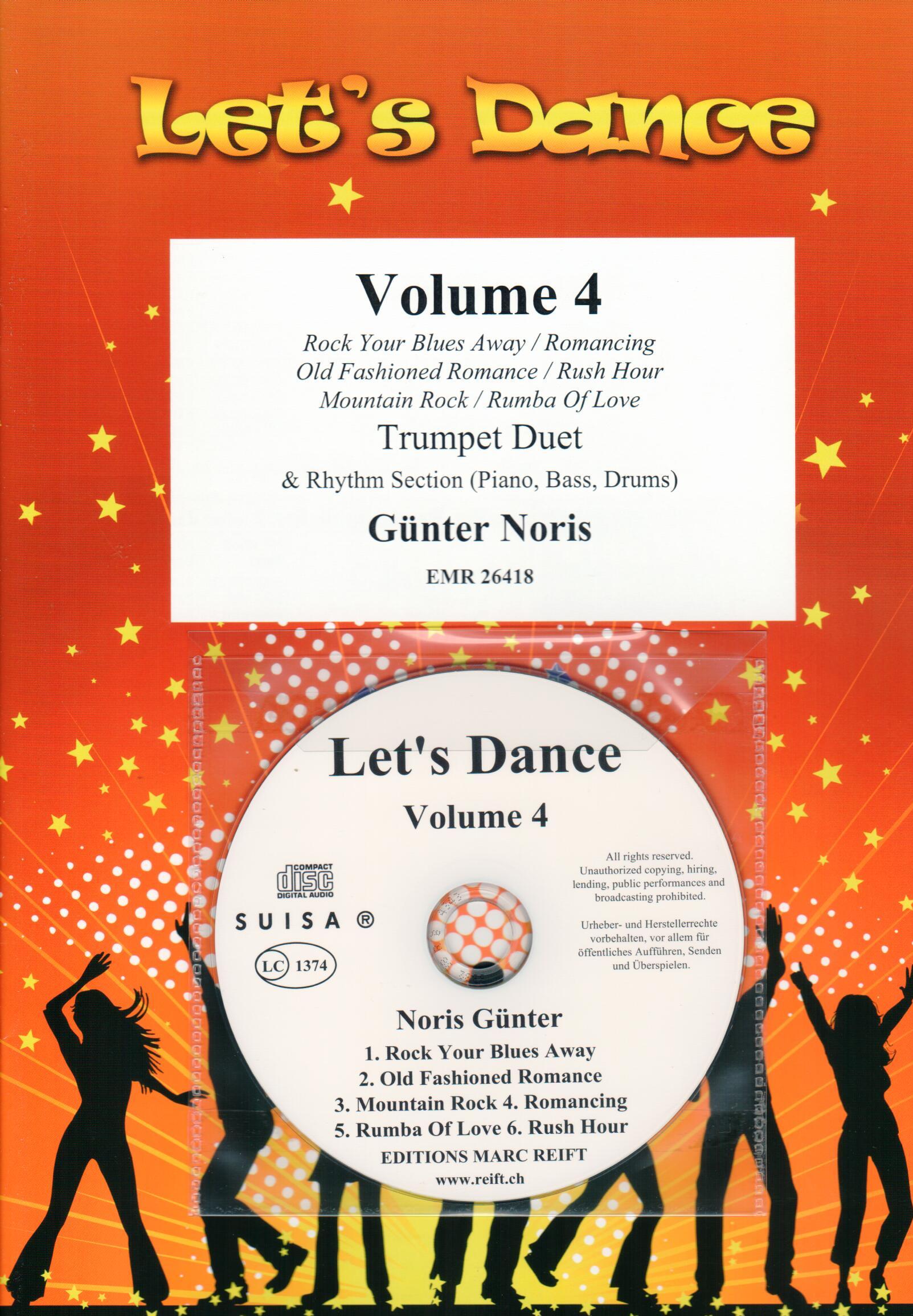 LET'S DANCE VOLUME 4, SOLOS - B♭. Cornet/Trumpet with Piano