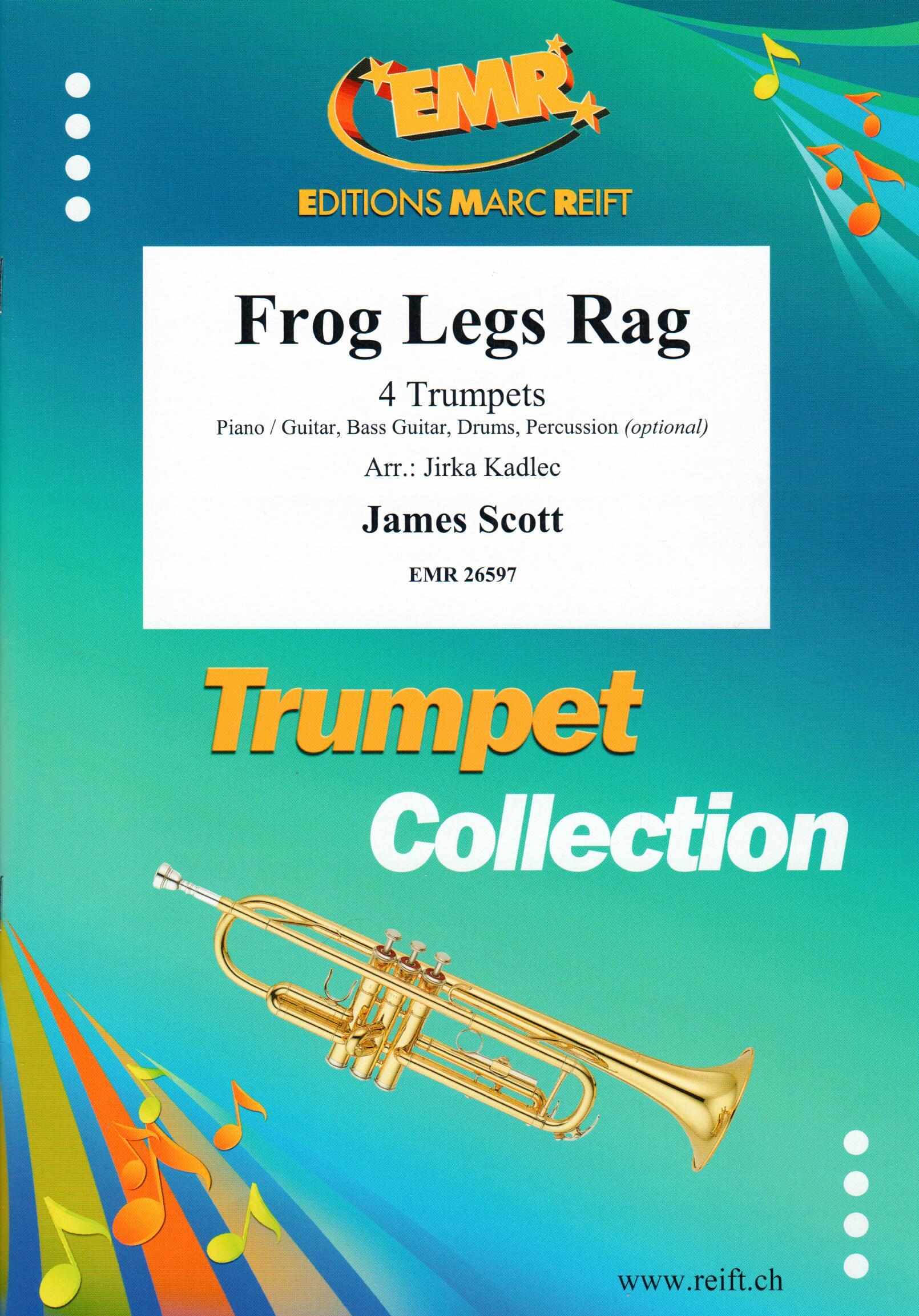 FROG LEGS RAG, SOLOS - B♭. Cornet/Trumpet with Piano