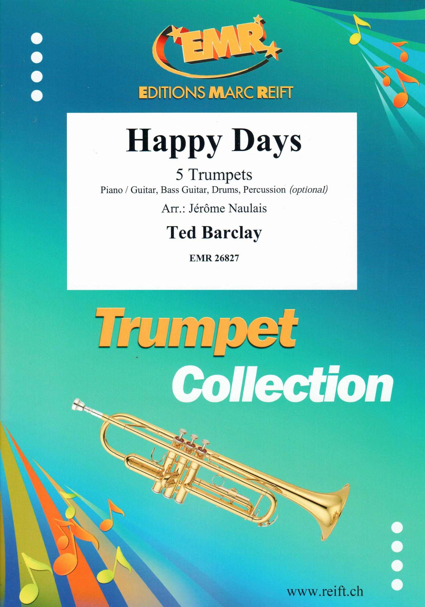 HAPPY DAYS, SOLOS - B♭. Cornet/Trumpet with Piano