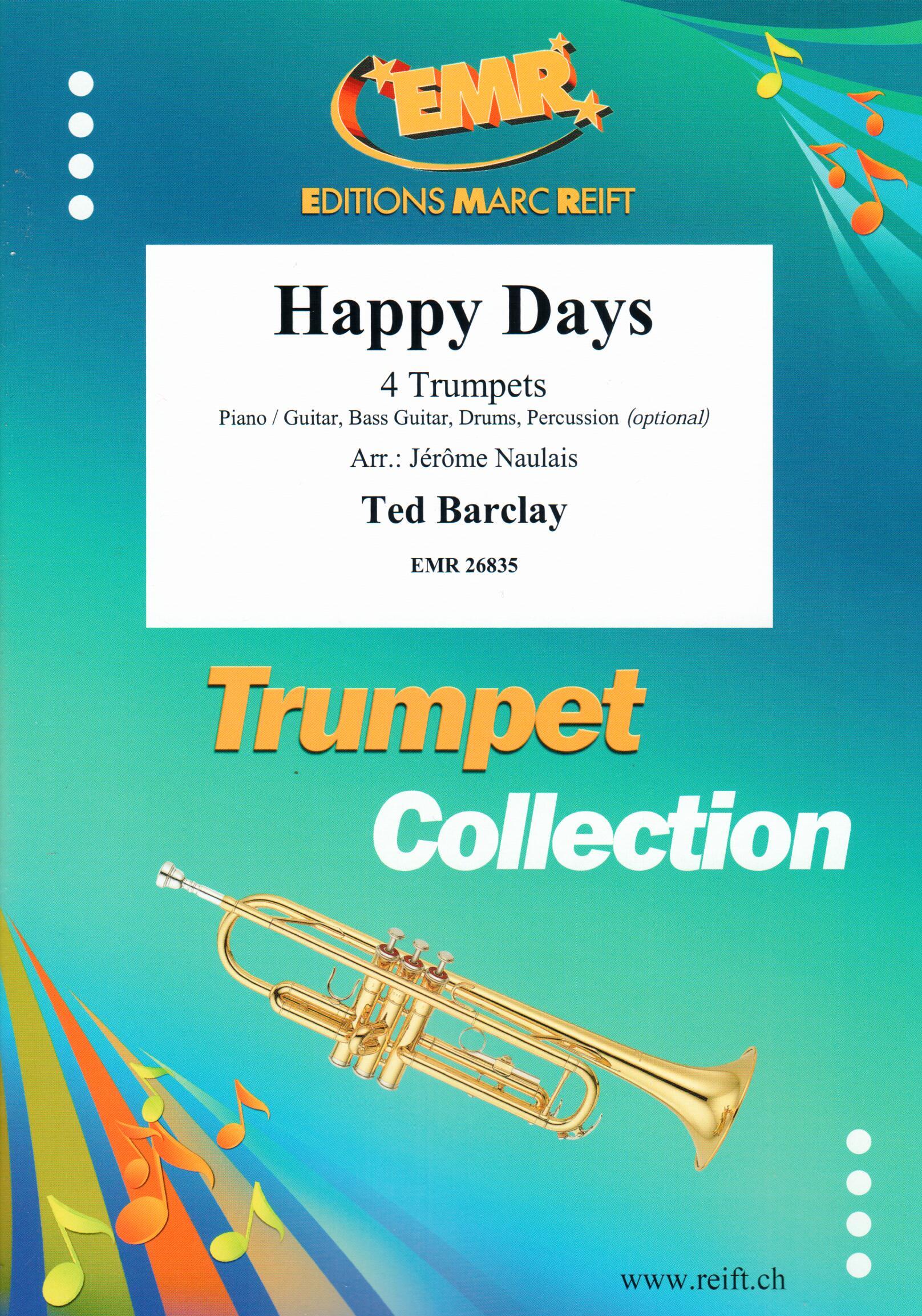 HAPPY DAYS, SOLOS - B♭. Cornet/Trumpet with Piano