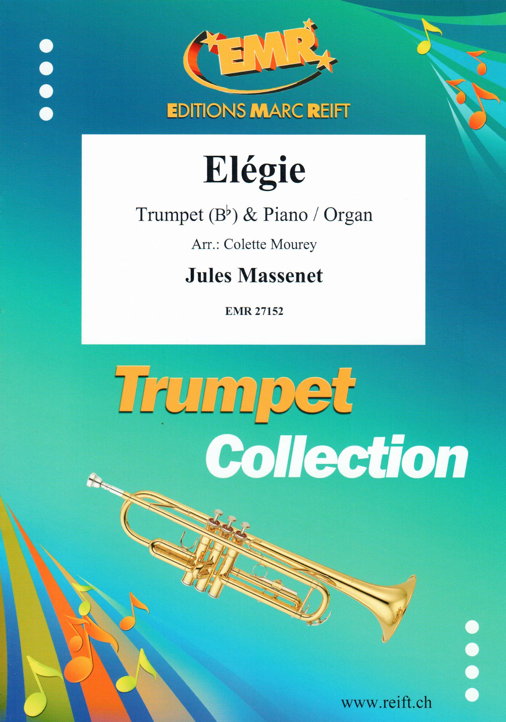 ELéGIE, SOLOS - B♭. Cornet/Trumpet with Piano