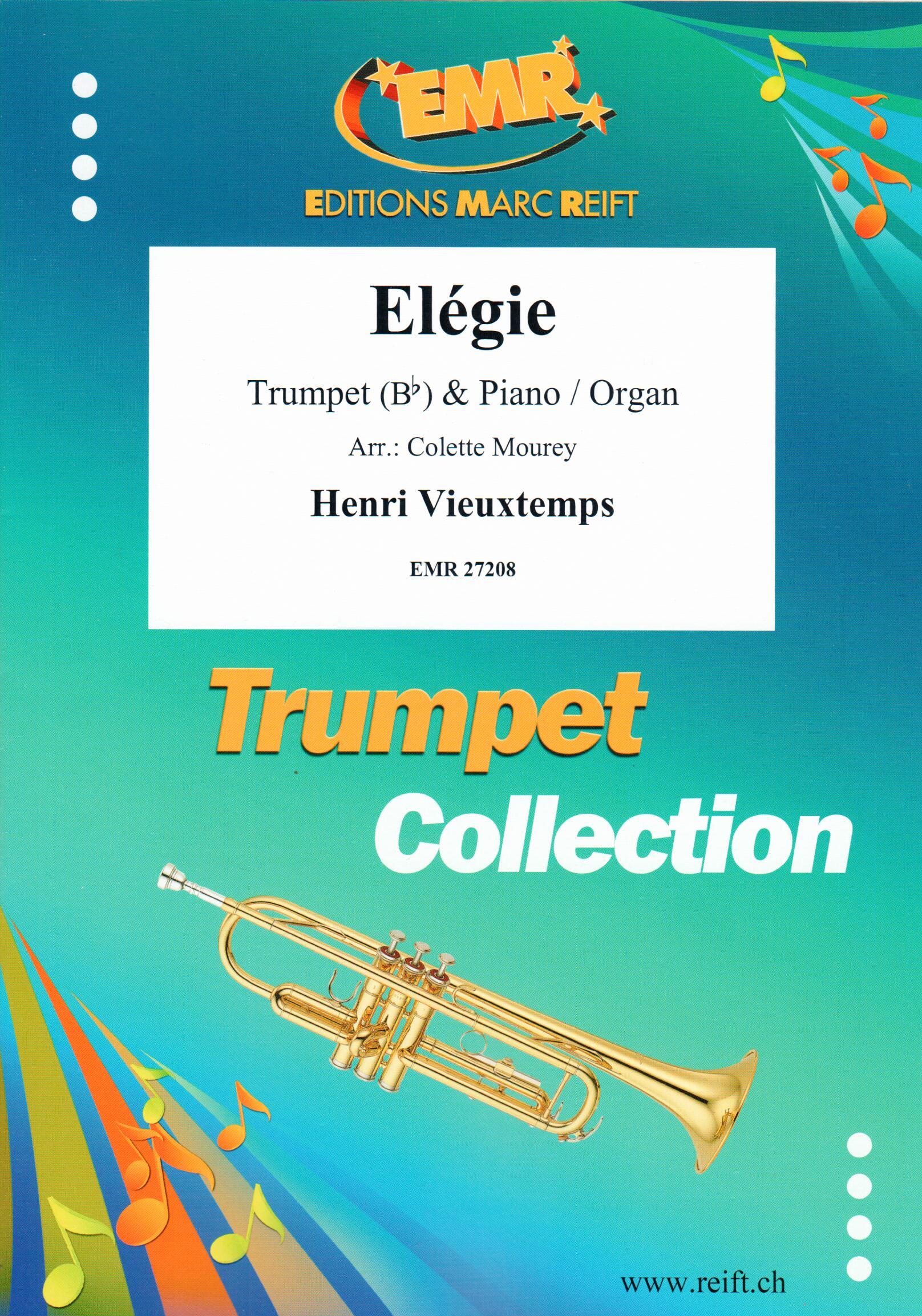 ELéGIE, SOLOS - B♭. Cornet/Trumpet with Piano