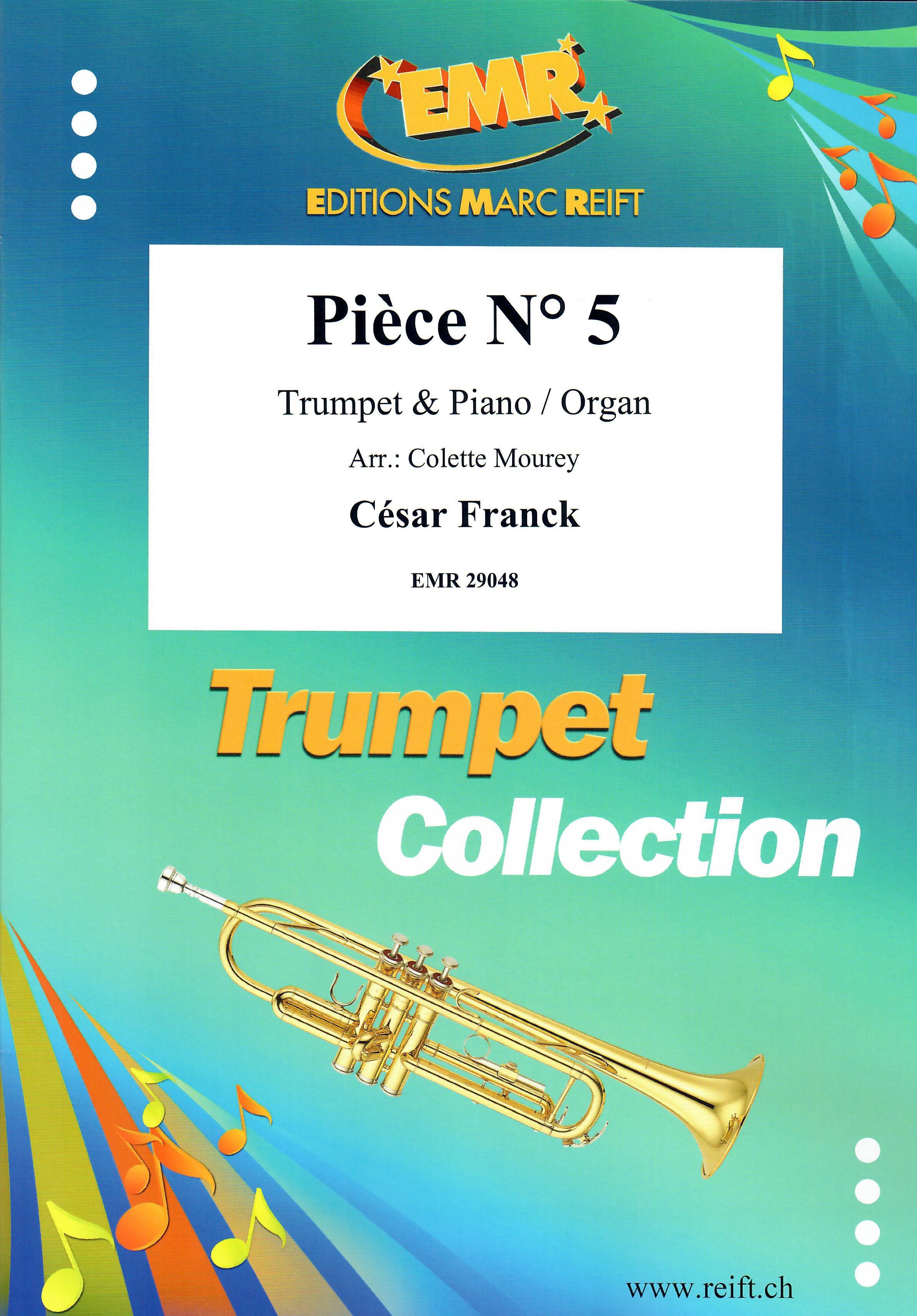 PIèCE N° 5, SOLOS - B♭. Cornet/Trumpet with Piano