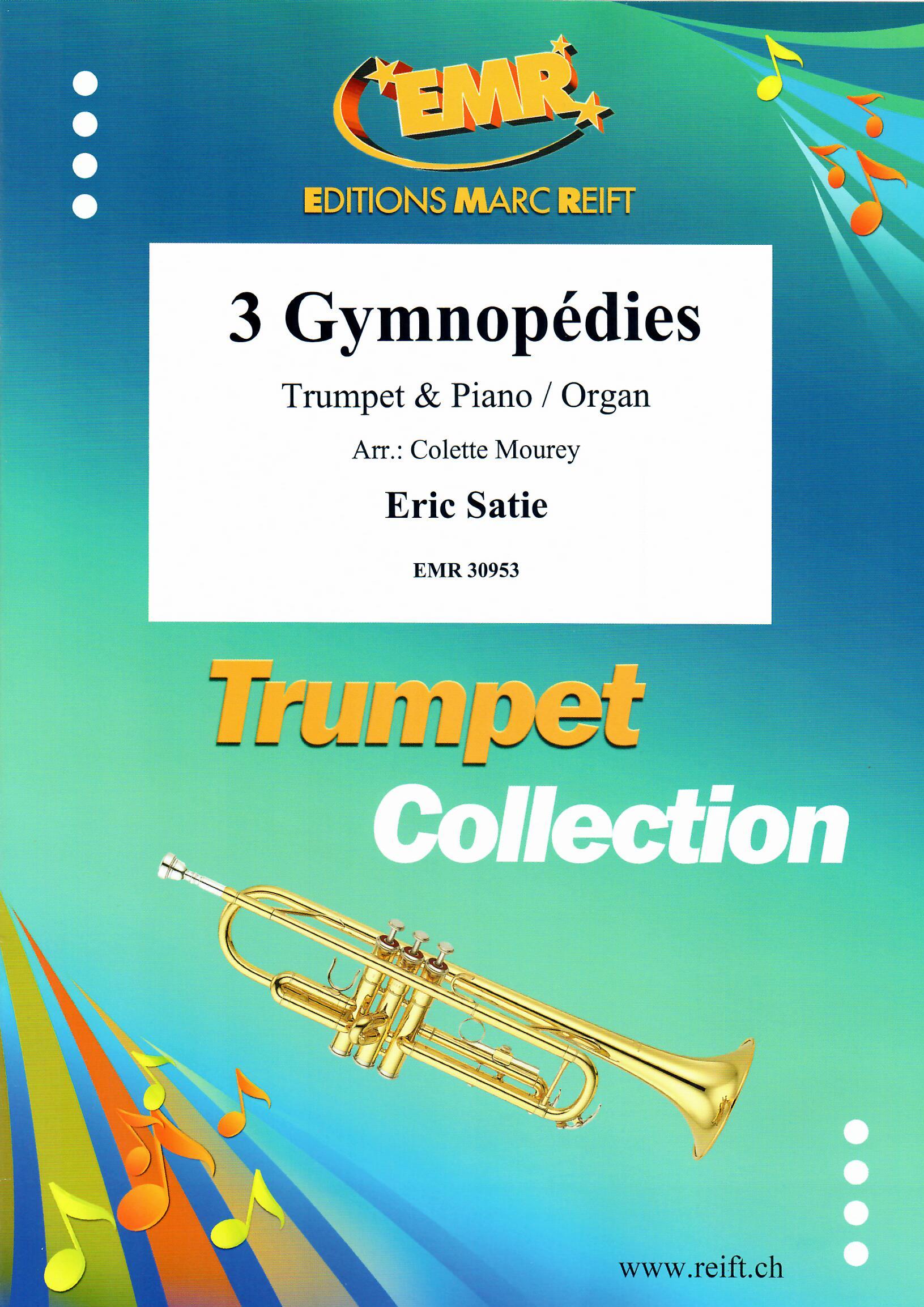 3 GYMNOPéDIES, SOLOS - B♭. Cornet/Trumpet with Piano