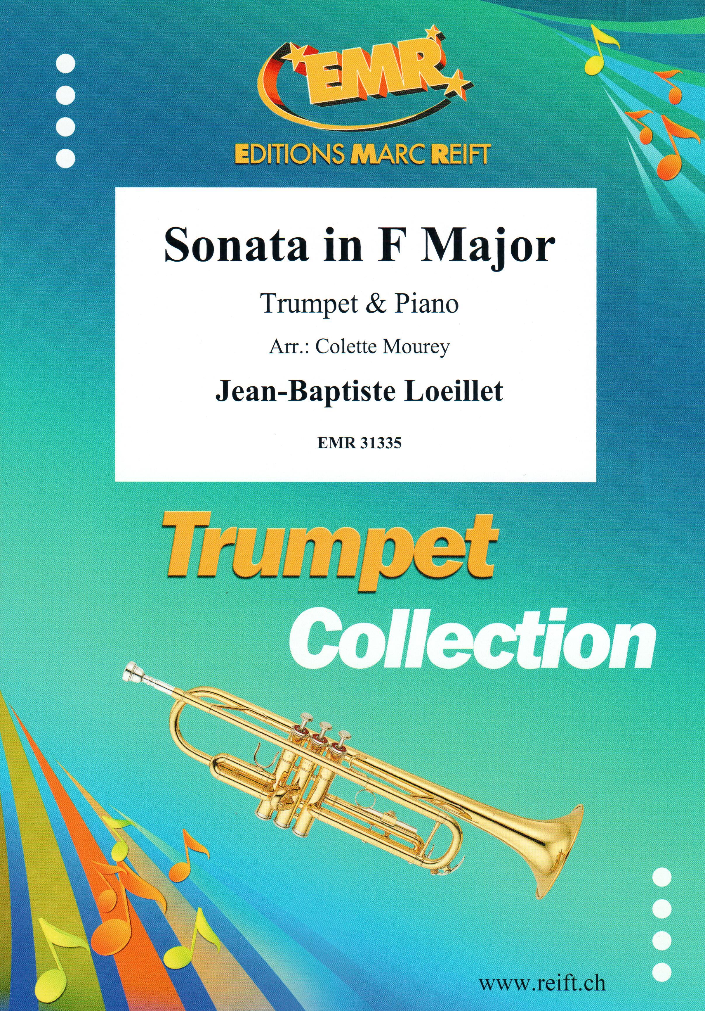 SONATA IN F MAJOR, SOLOS - B♭. Cornet/Trumpet with Piano