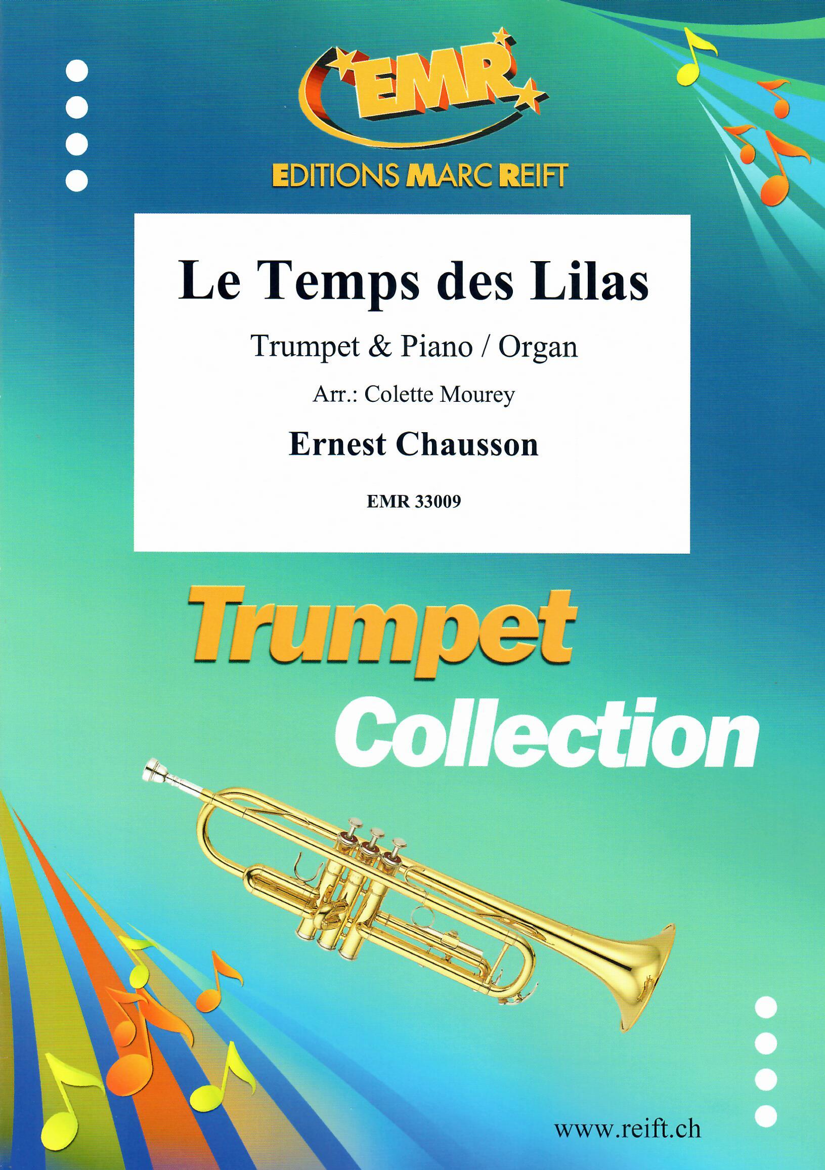LE TEMPS DES LILAS, SOLOS - B♭. Cornet/Trumpet with Piano