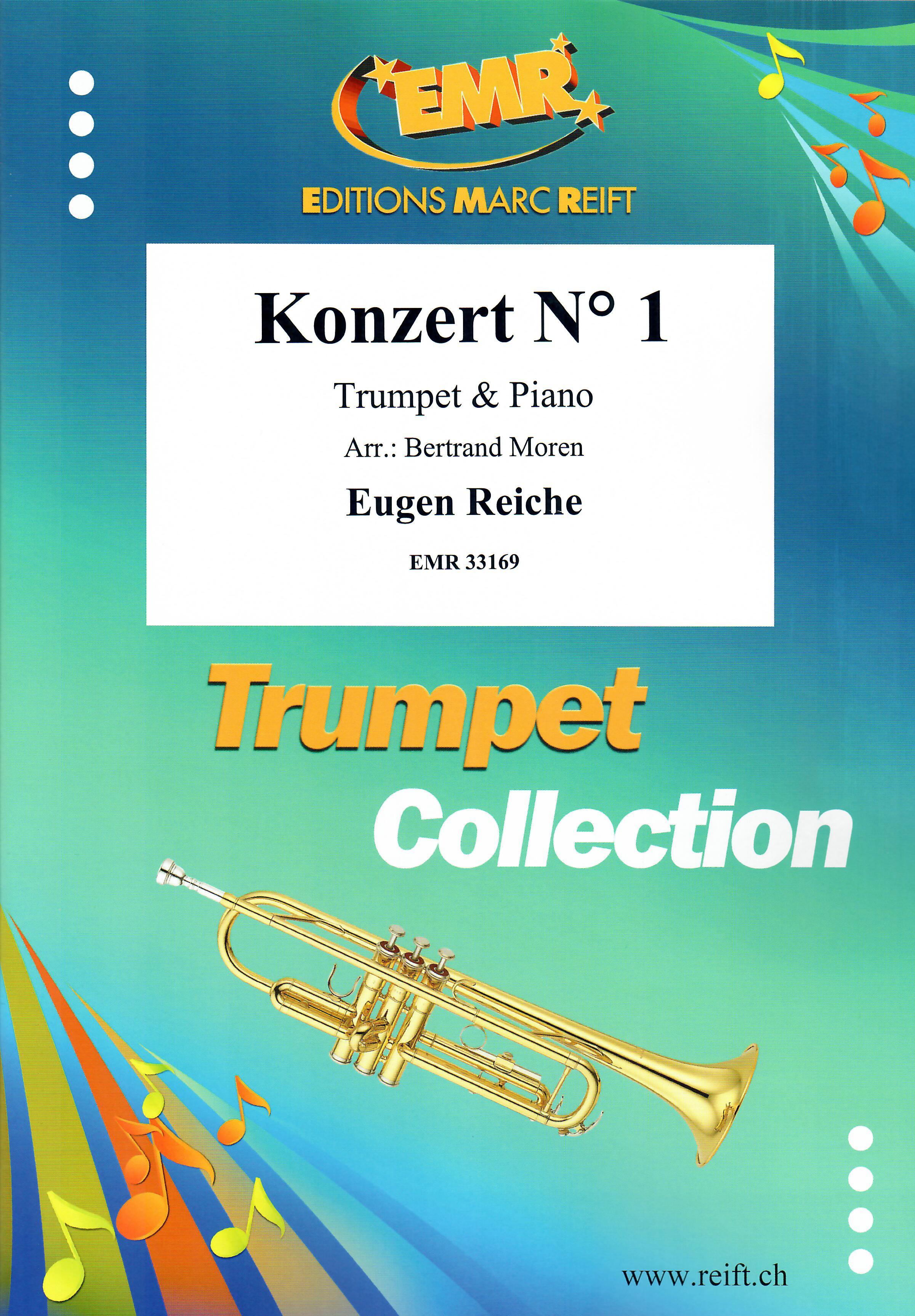 KONZERT N° 1, SOLOS - B♭. Cornet/Trumpet with Piano
