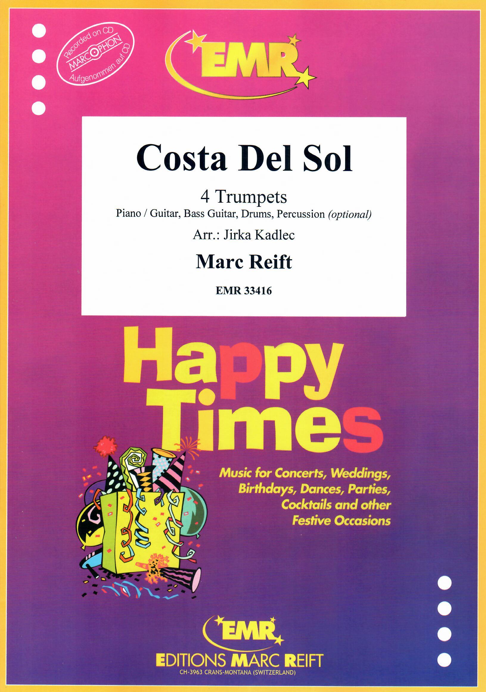 COSTA DEL SOL, SOLOS - B♭. Cornet/Trumpet with Piano