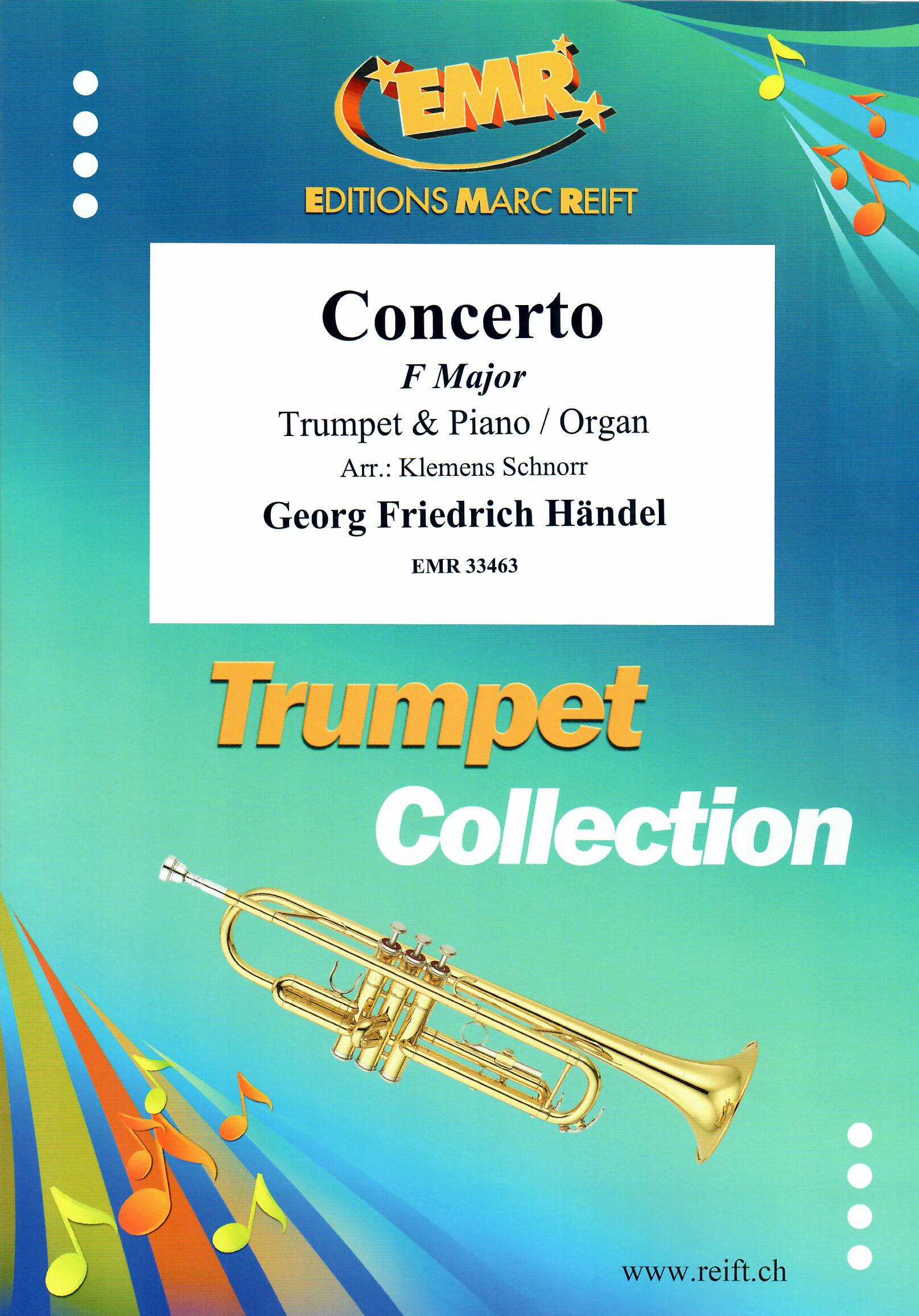 CONCERTO F MAJOR, SOLOS - B♭. Cornet/Trumpet with Piano