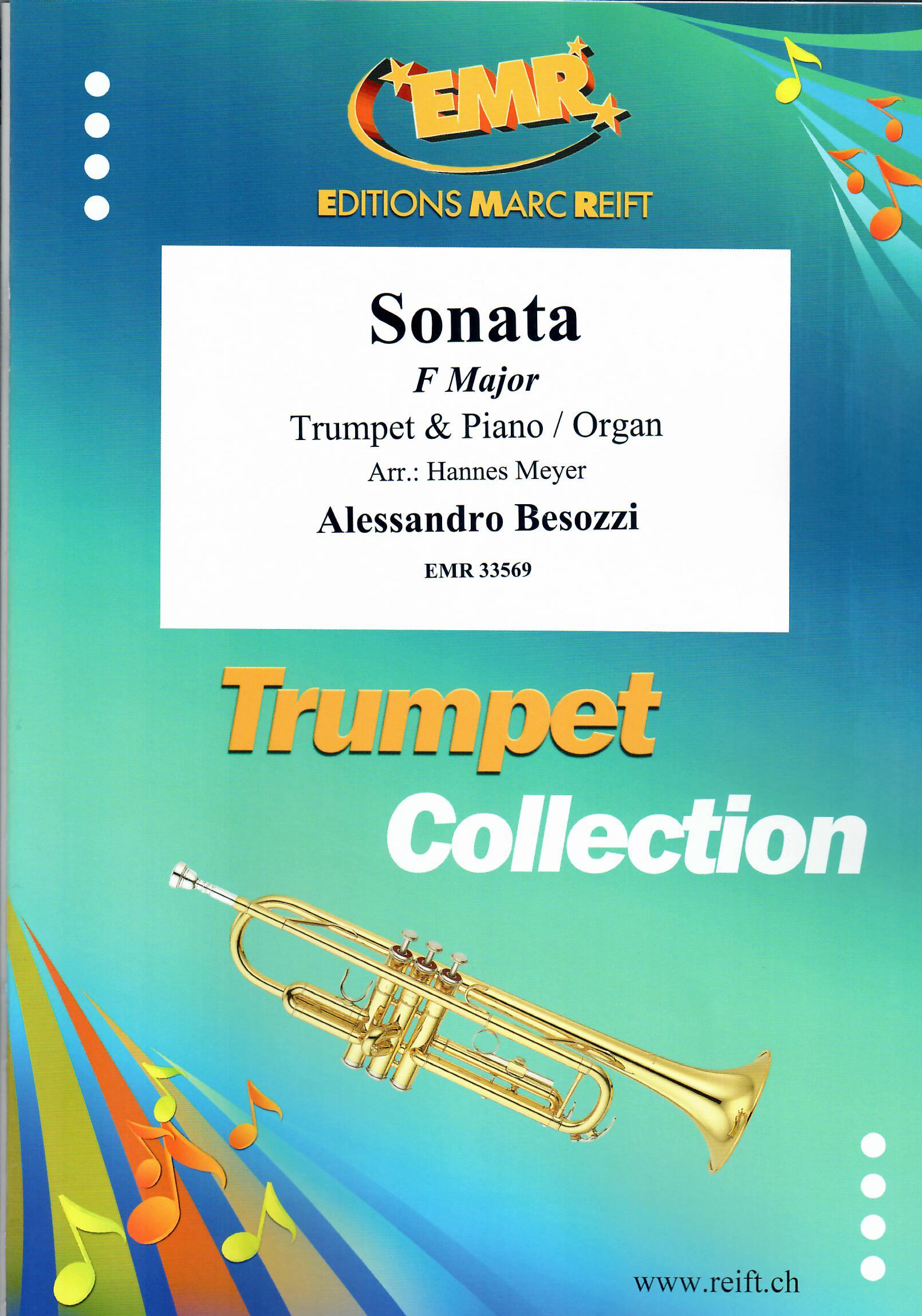 SONATA F MAJOR, SOLOS - B♭. Cornet/Trumpet with Piano