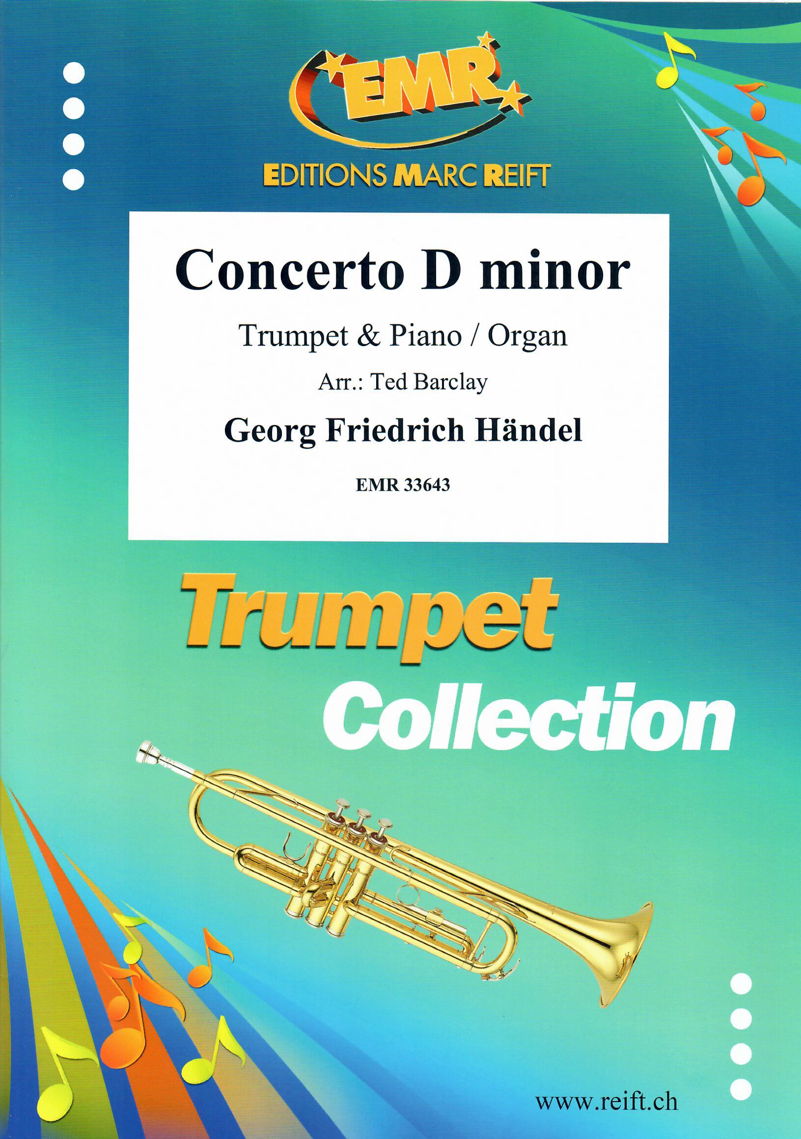 CONCERTO D MINOR, SOLOS - B♭. Cornet/Trumpet with Piano