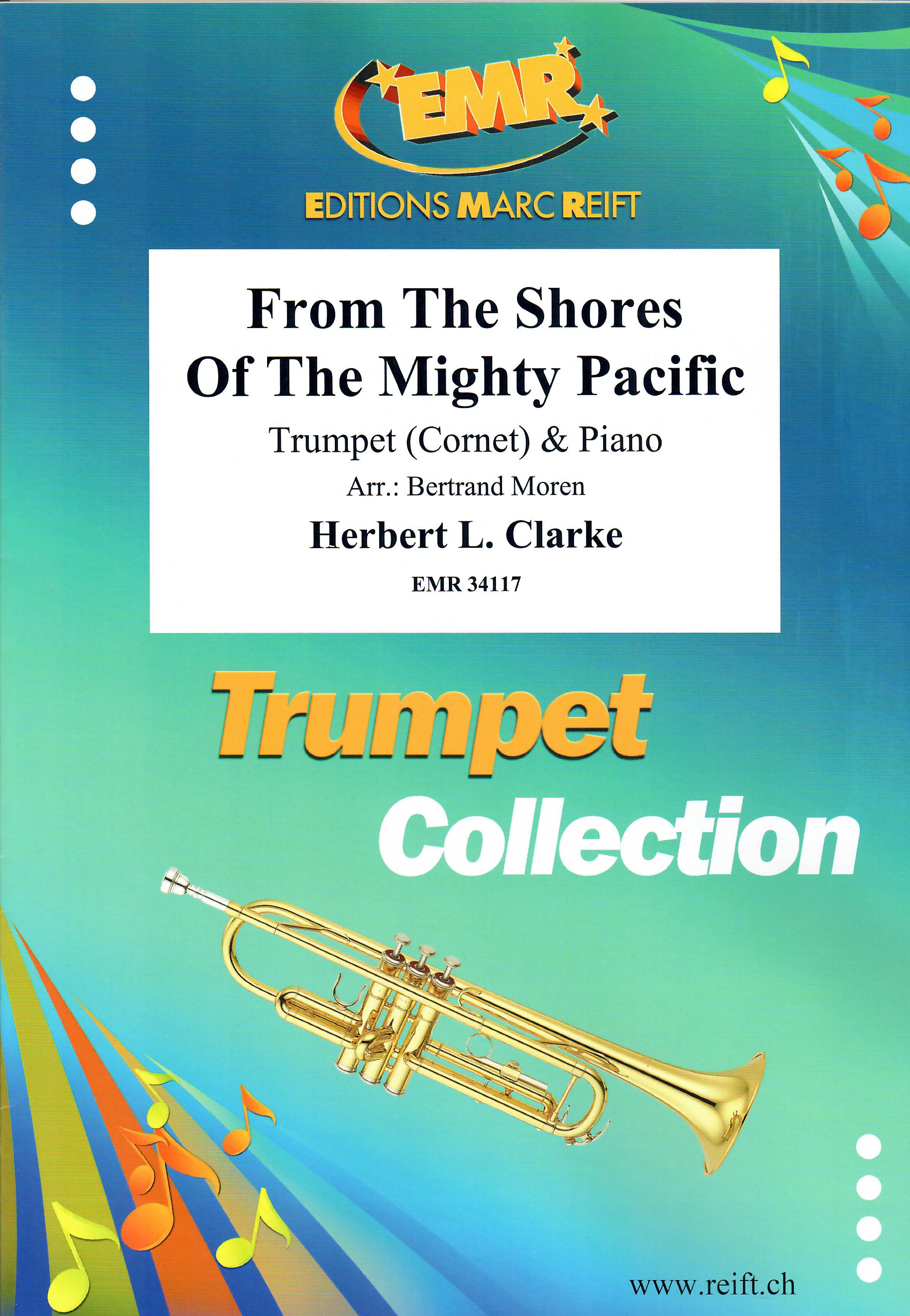 FROM THE SHORES OF THE MIGHTY PACIFIC, SOLOS - B♭. Cornet/Trumpet with Piano