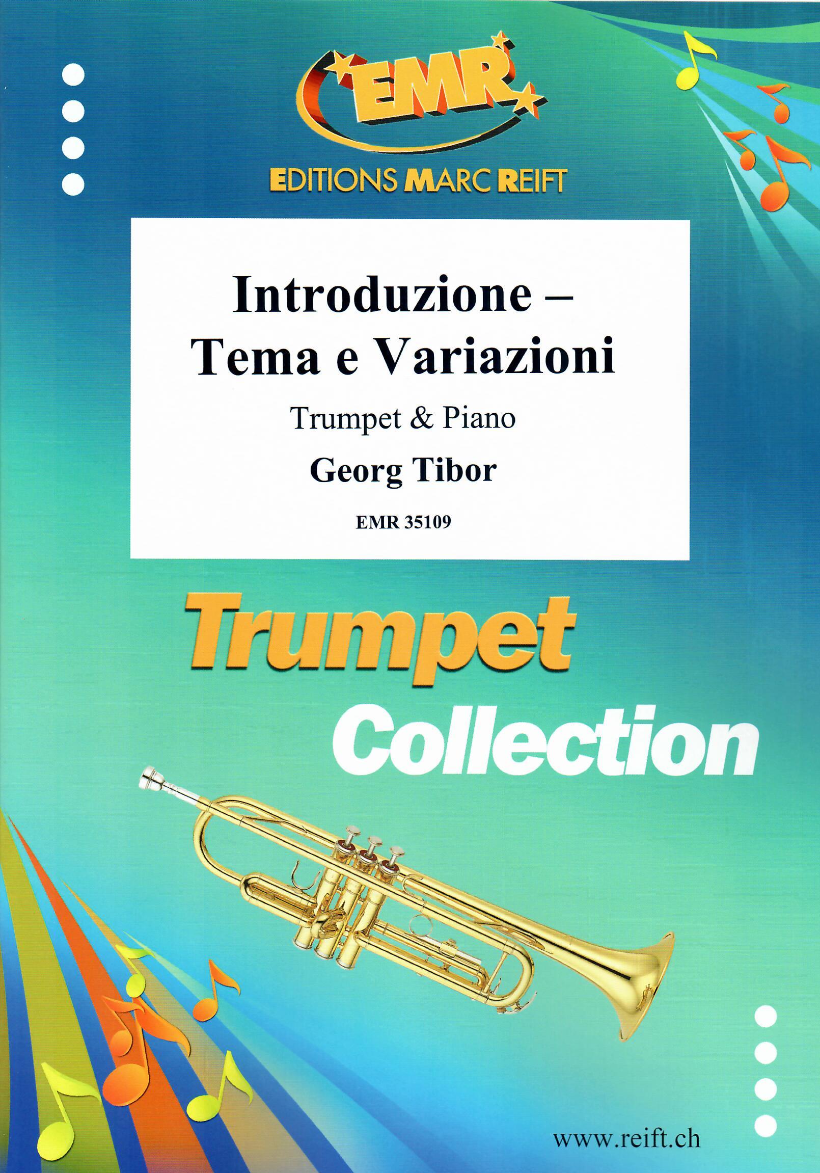 INTRODUZIONE - TEMA E VARIAZIONI, SOLOS - B♭. Cornet/Trumpet with Piano