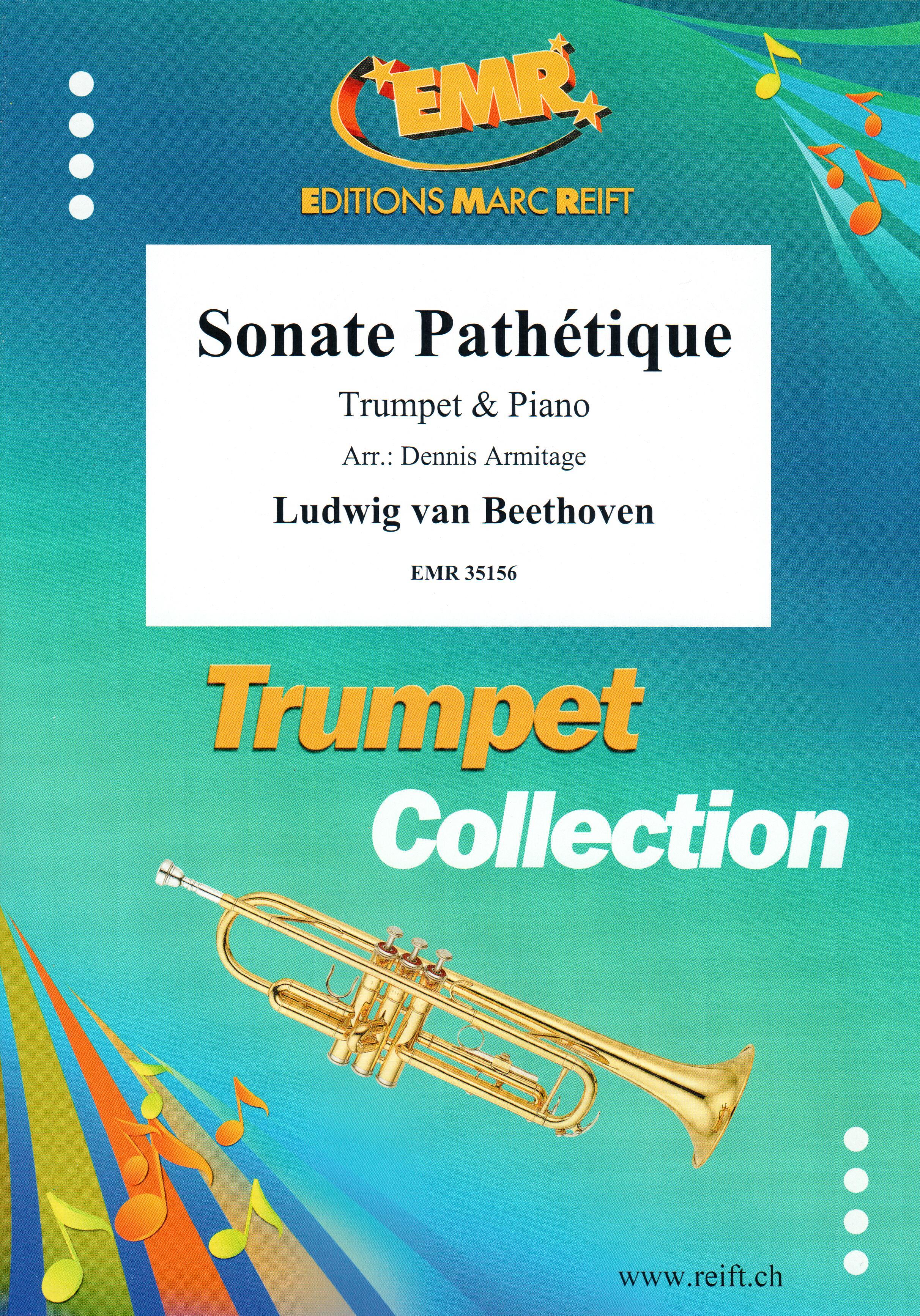 SONATE PATHéTIQUE, SOLOS - B♭. Cornet/Trumpet with Piano