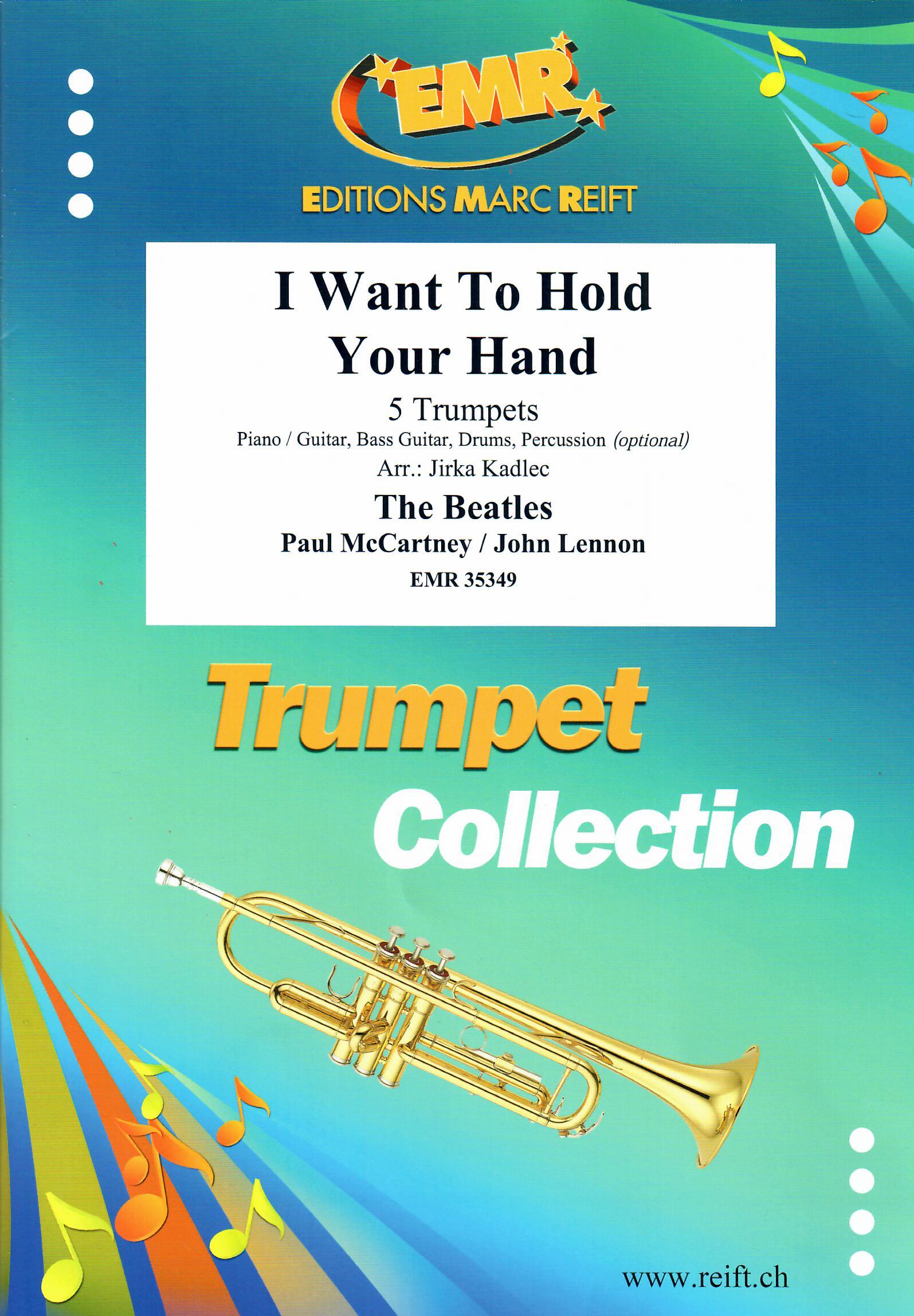 I WANT TO HOLD YOUR HAND, SOLOS - B♭. Cornet/Trumpet with Piano