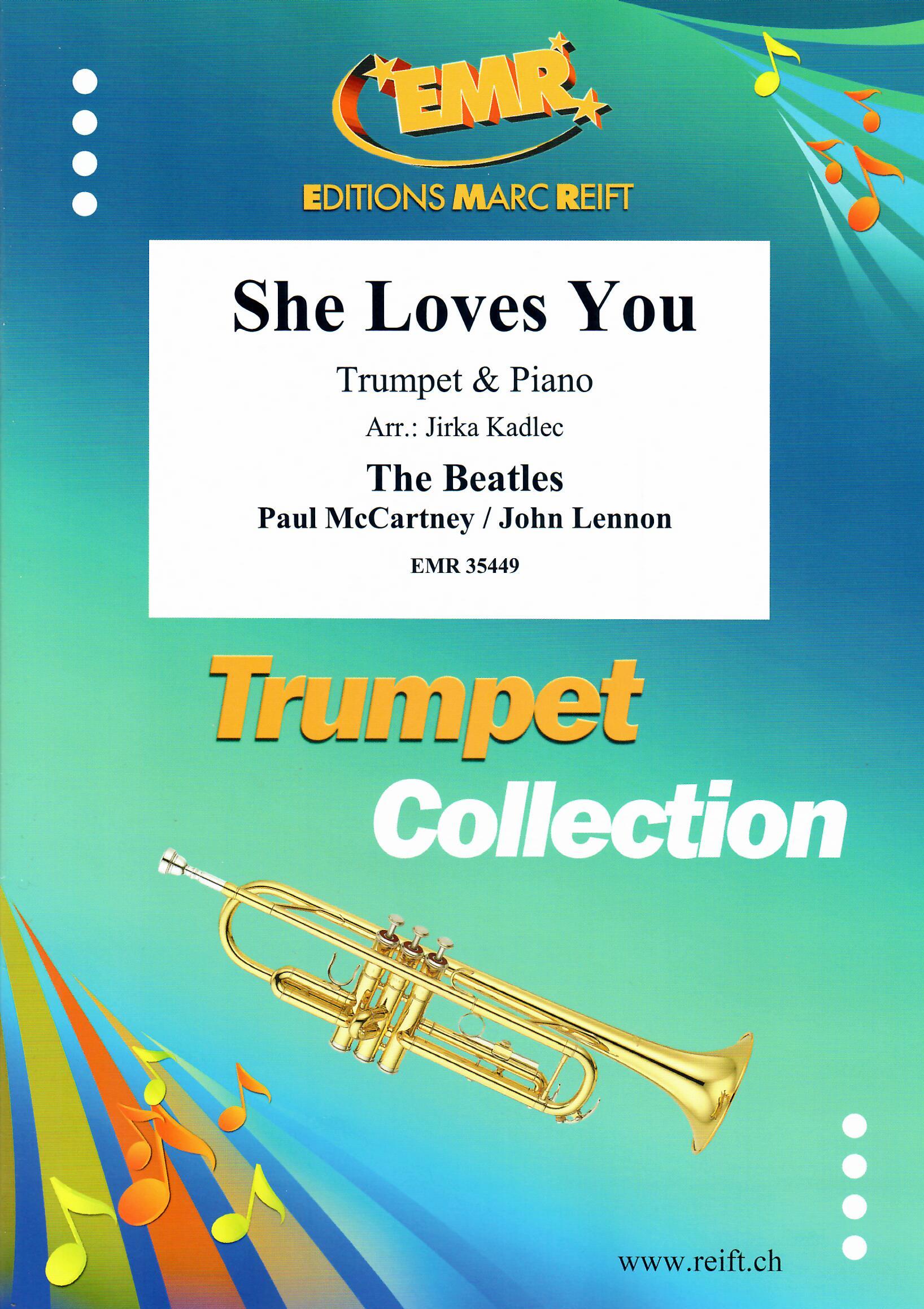 SHE LOVES YOU, SOLOS - B♭. Cornet/Trumpet with Piano