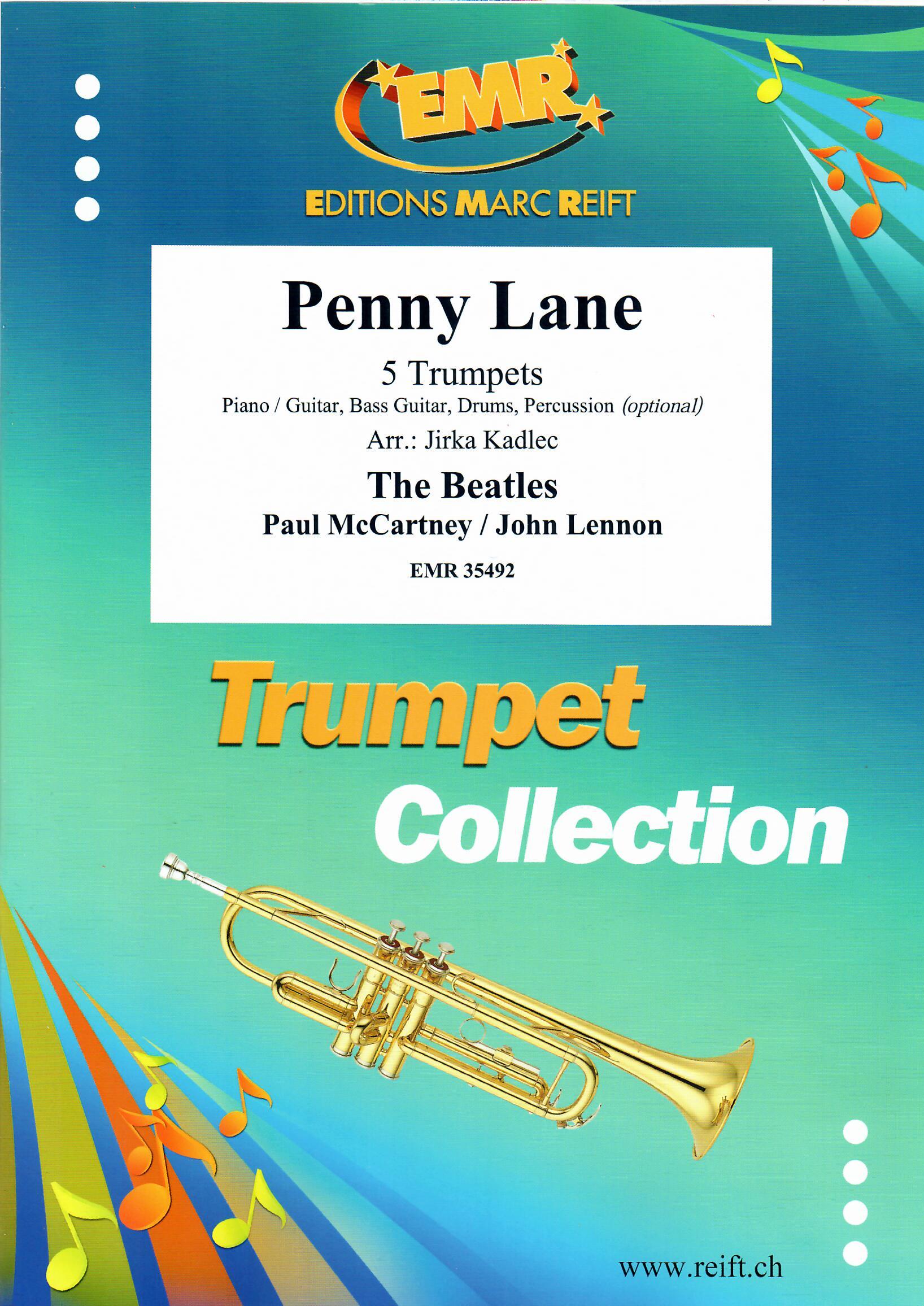 PENNY LANE, SOLOS - B♭. Cornet/Trumpet with Piano