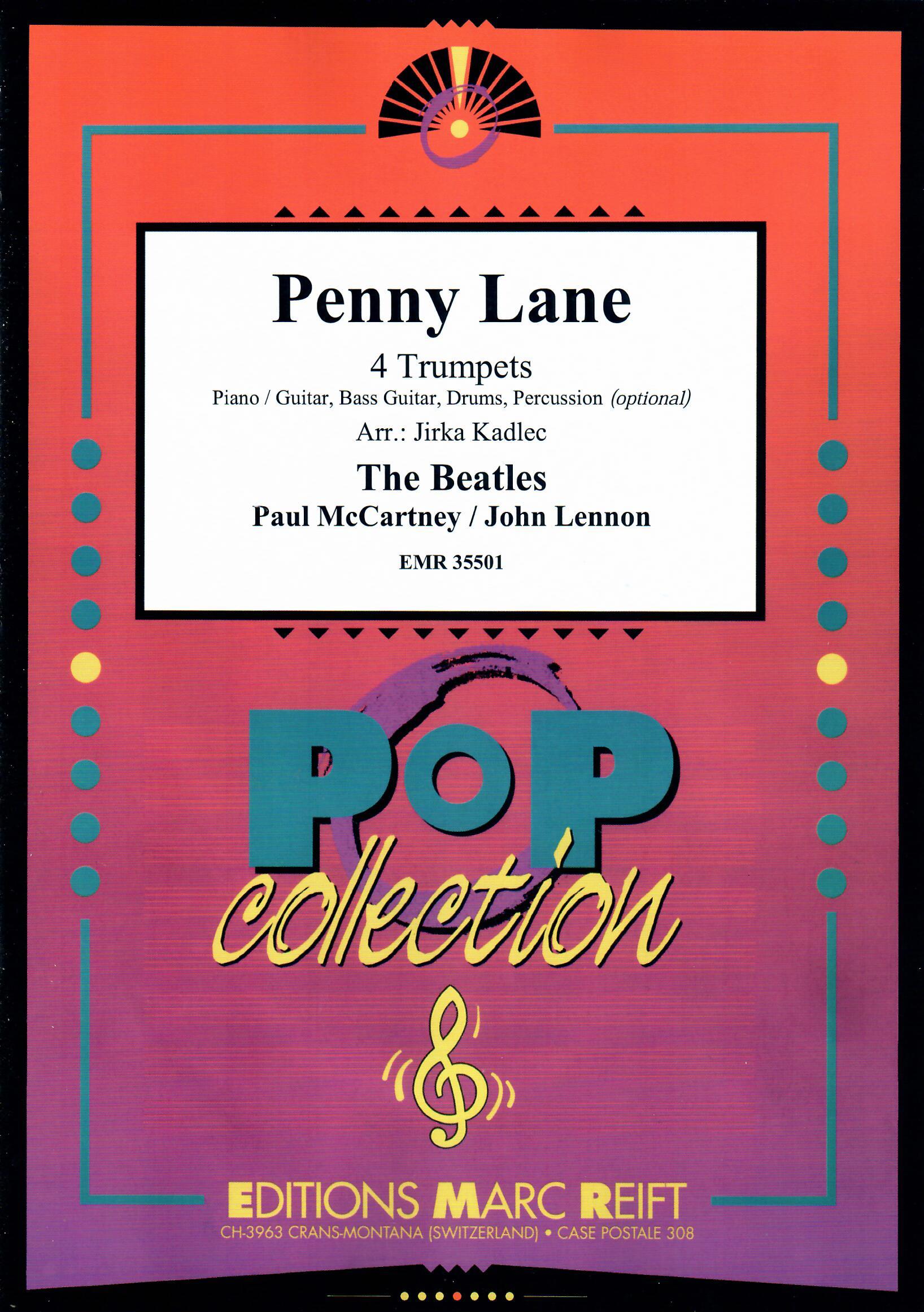 PENNY LANE, SOLOS - B♭. Cornet/Trumpet with Piano