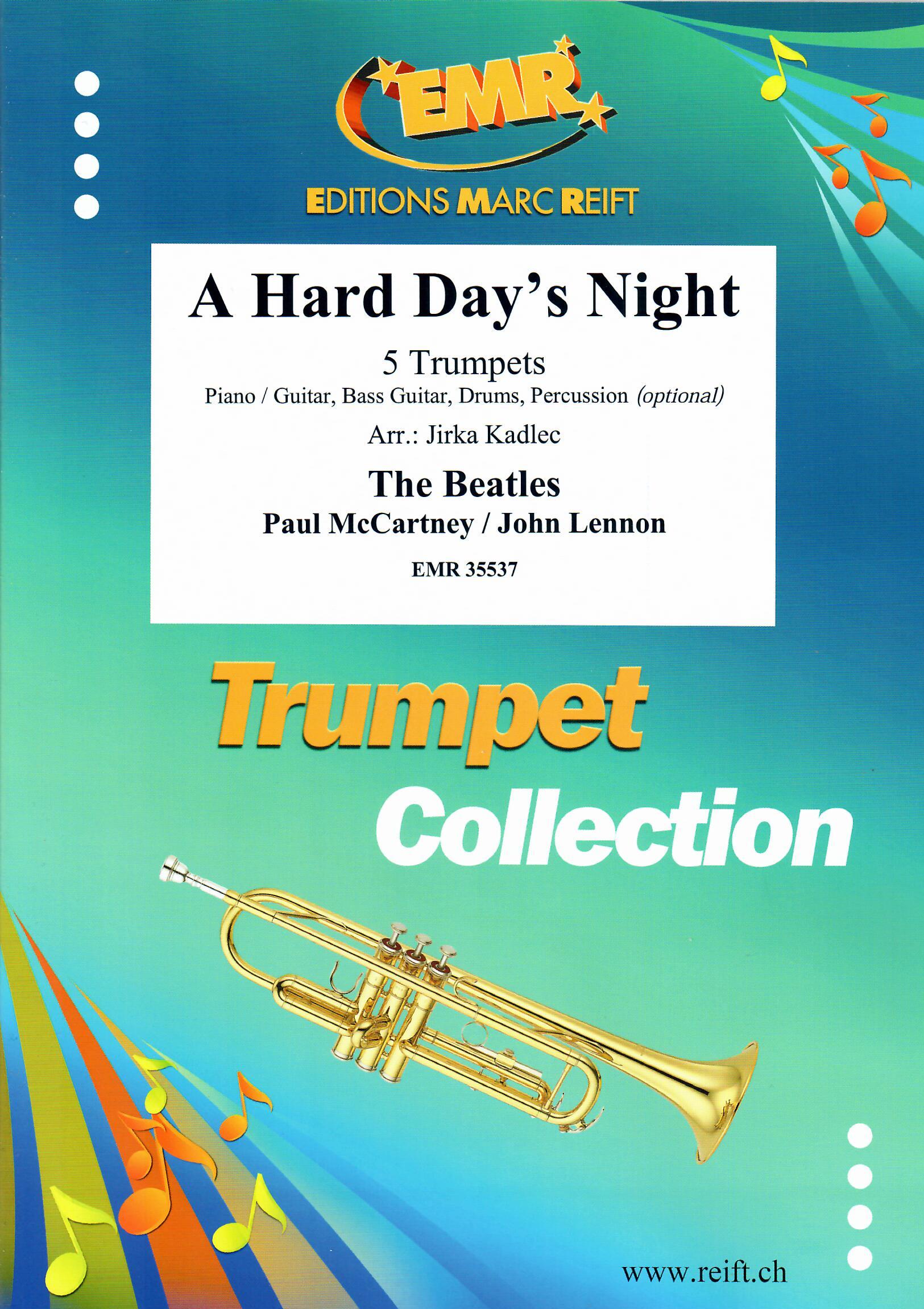 A HARD DAY'S NIGHT, SOLOS - B♭. Cornet/Trumpet with Piano